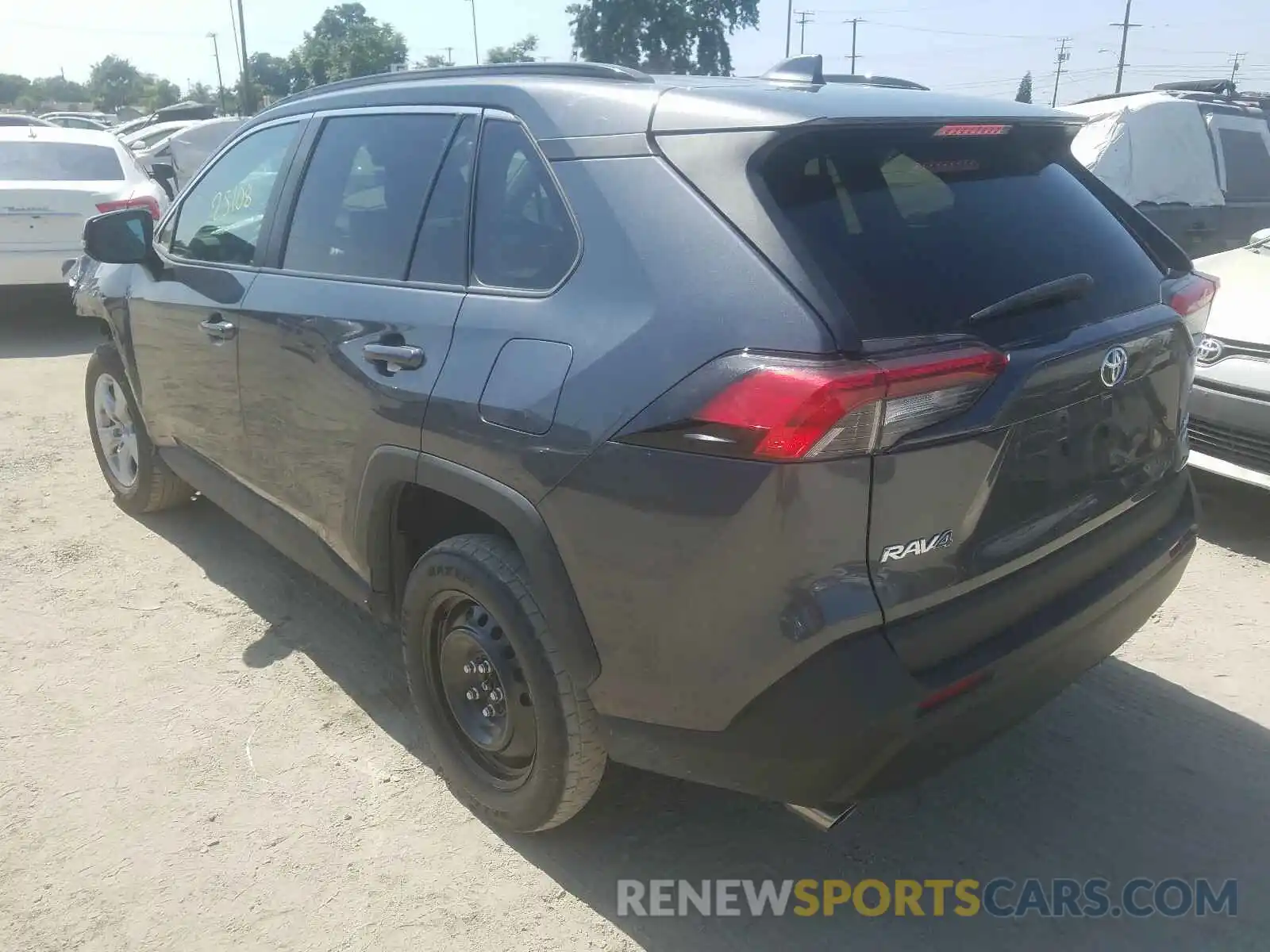 3 Photograph of a damaged car 2T3P1RFV7KC015467 TOYOTA RAV4 2019