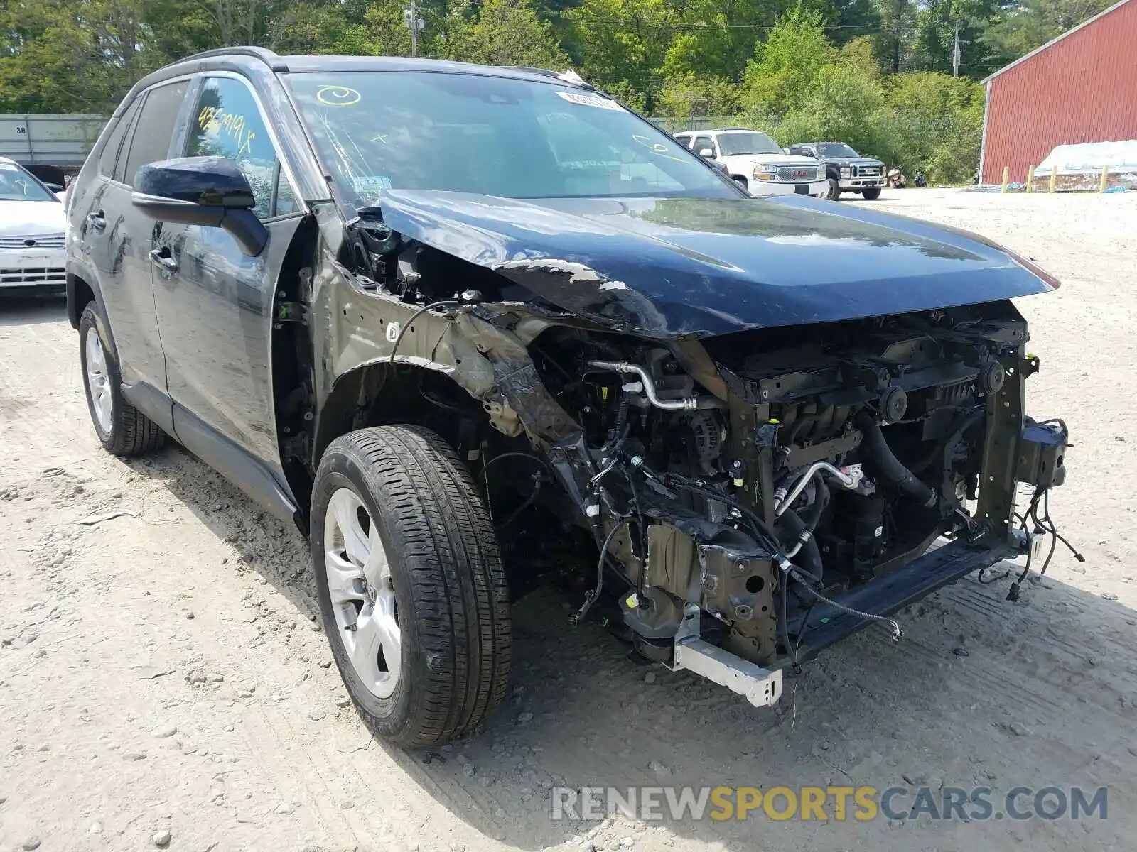 1 Photograph of a damaged car 2T3P1RFV7KC033824 TOYOTA RAV4 2019