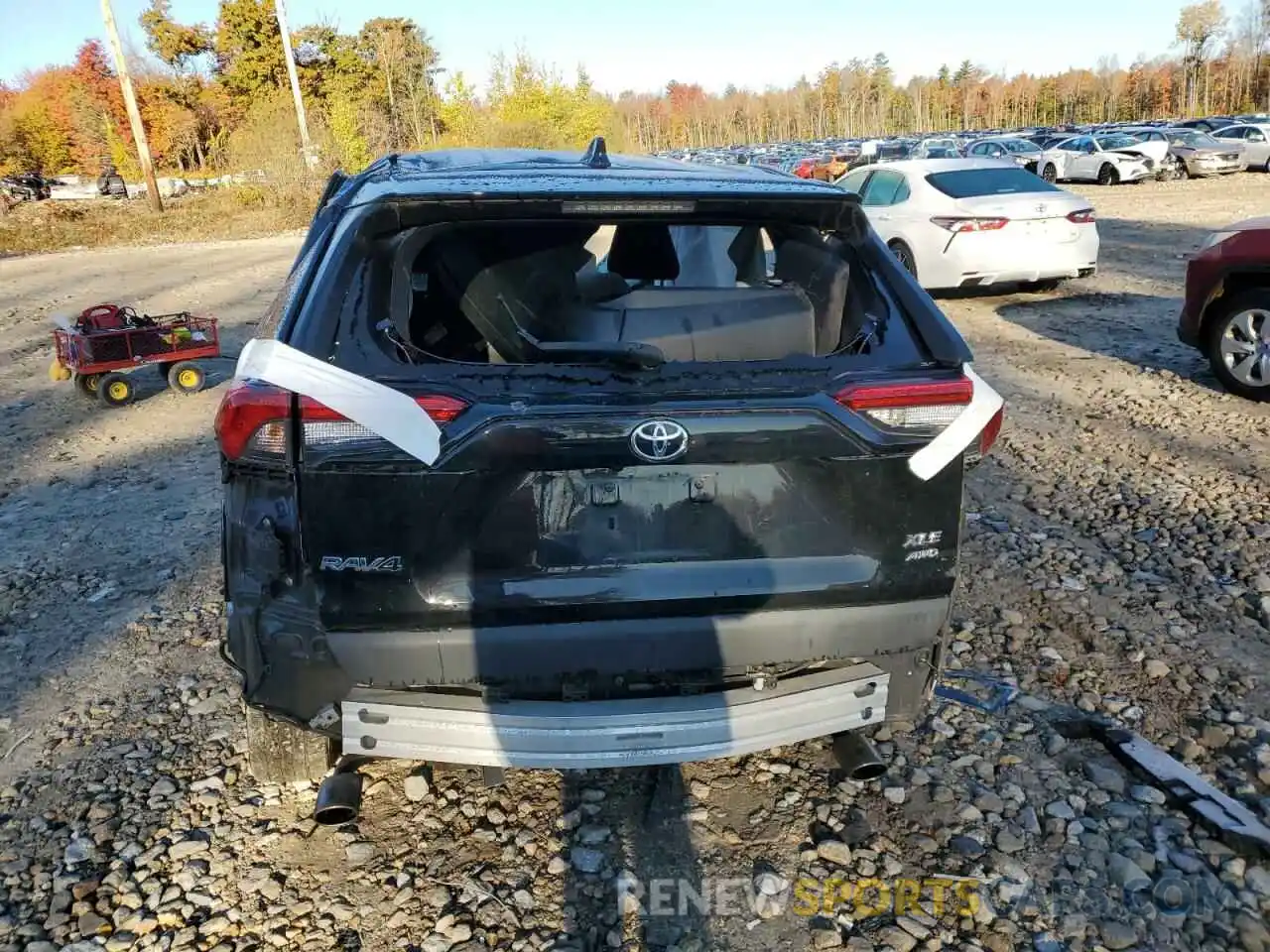 6 Photograph of a damaged car 2T3P1RFV7KC054737 TOYOTA RAV4 2019