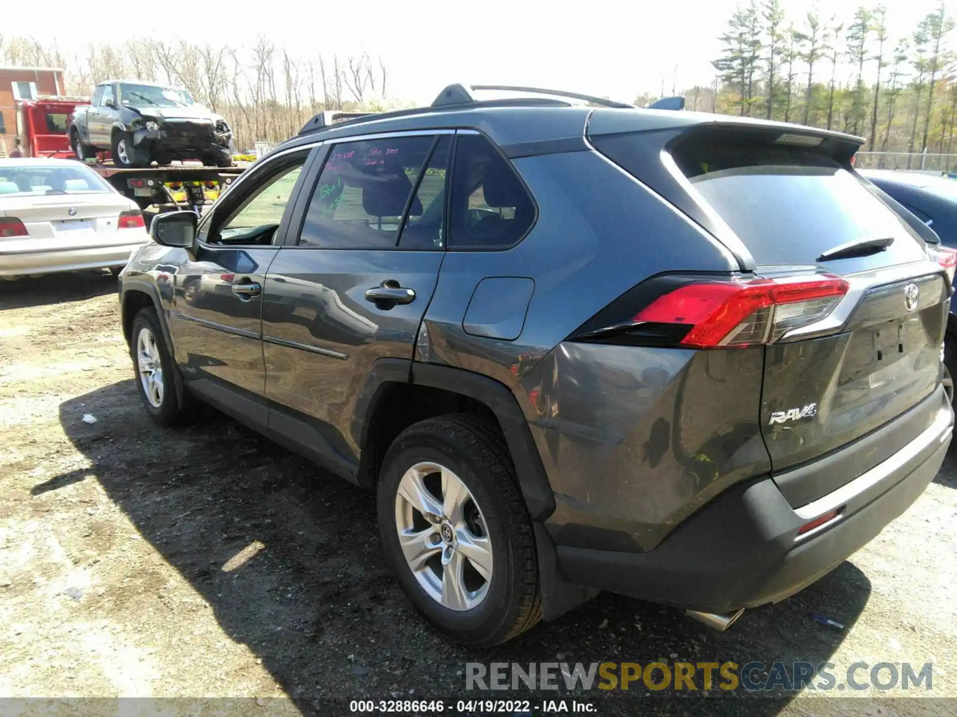 3 Photograph of a damaged car 2T3P1RFV7KC056097 TOYOTA RAV4 2019