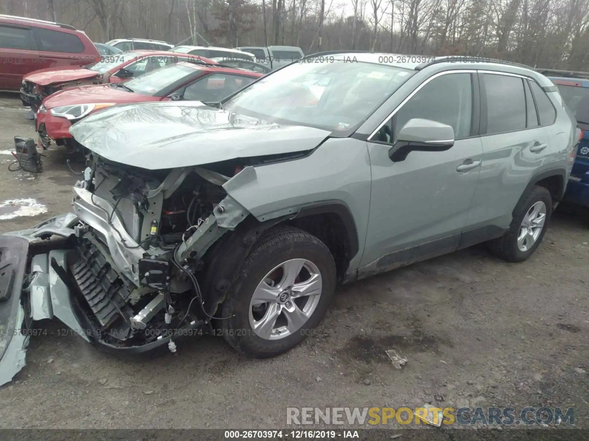 2 Photograph of a damaged car 2T3P1RFV7KW042411 TOYOTA RAV4 2019