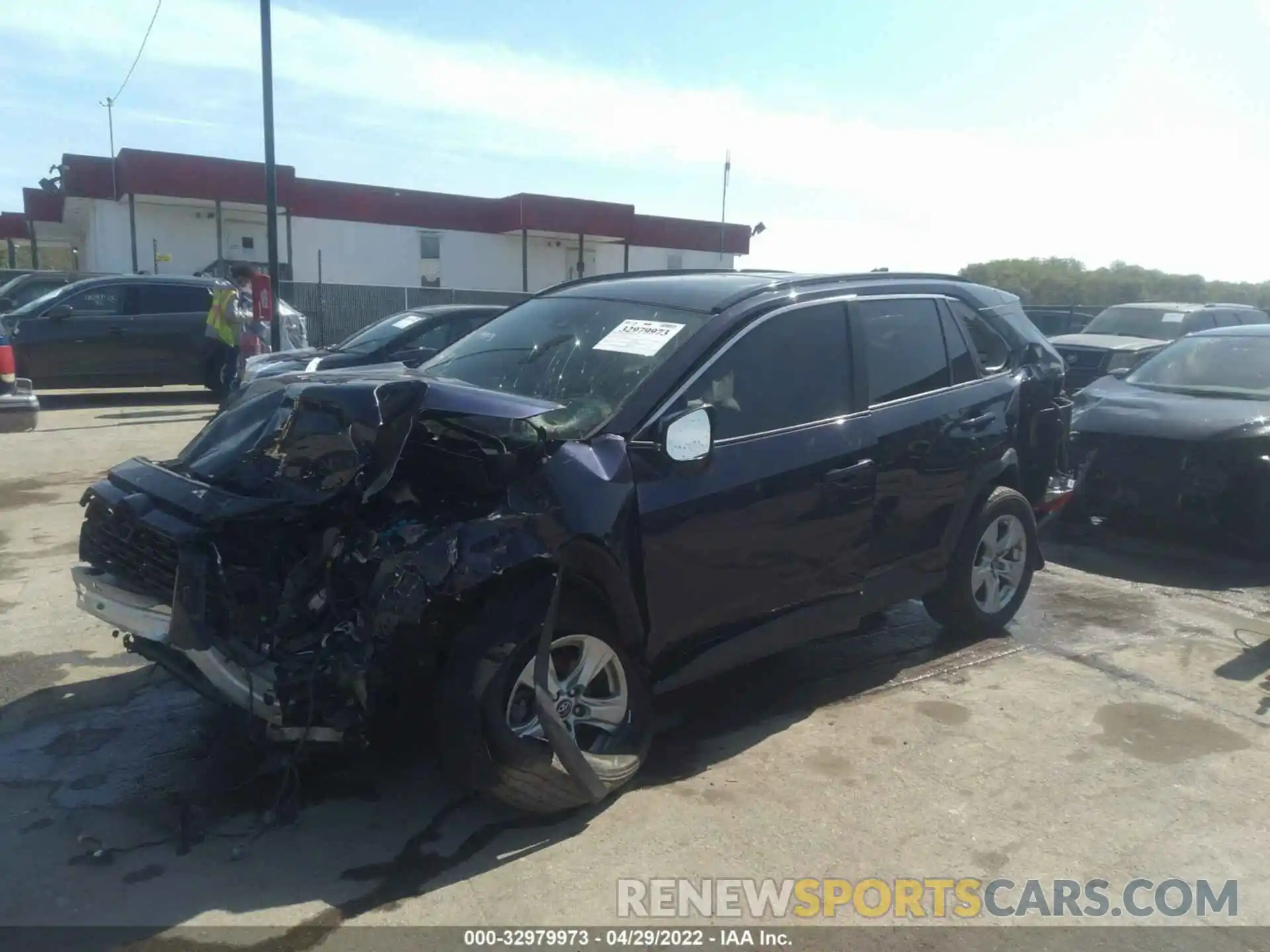 2 Photograph of a damaged car 2T3P1RFV7KW051383 TOYOTA RAV4 2019