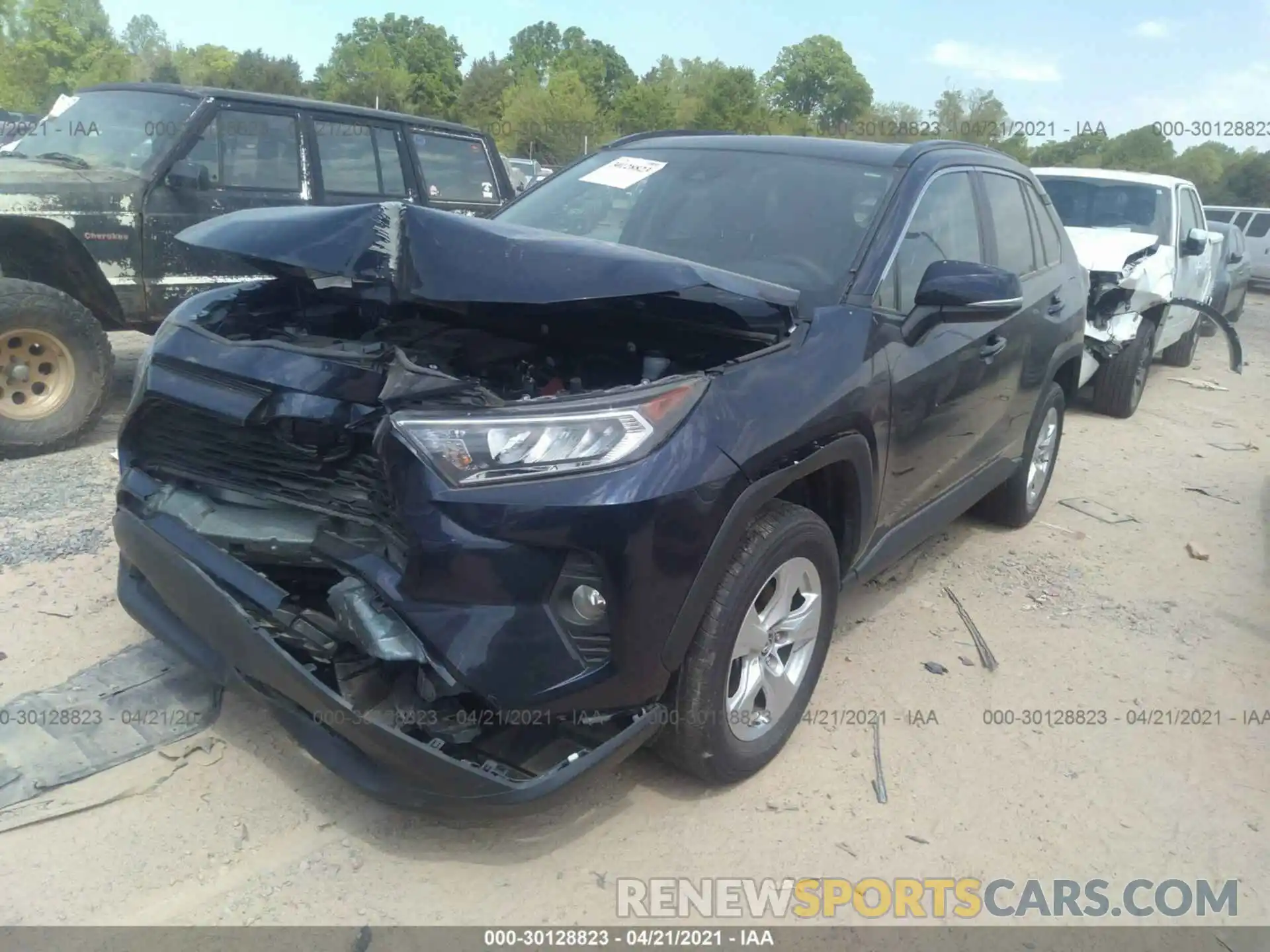 2 Photograph of a damaged car 2T3P1RFV7KW056017 TOYOTA RAV4 2019