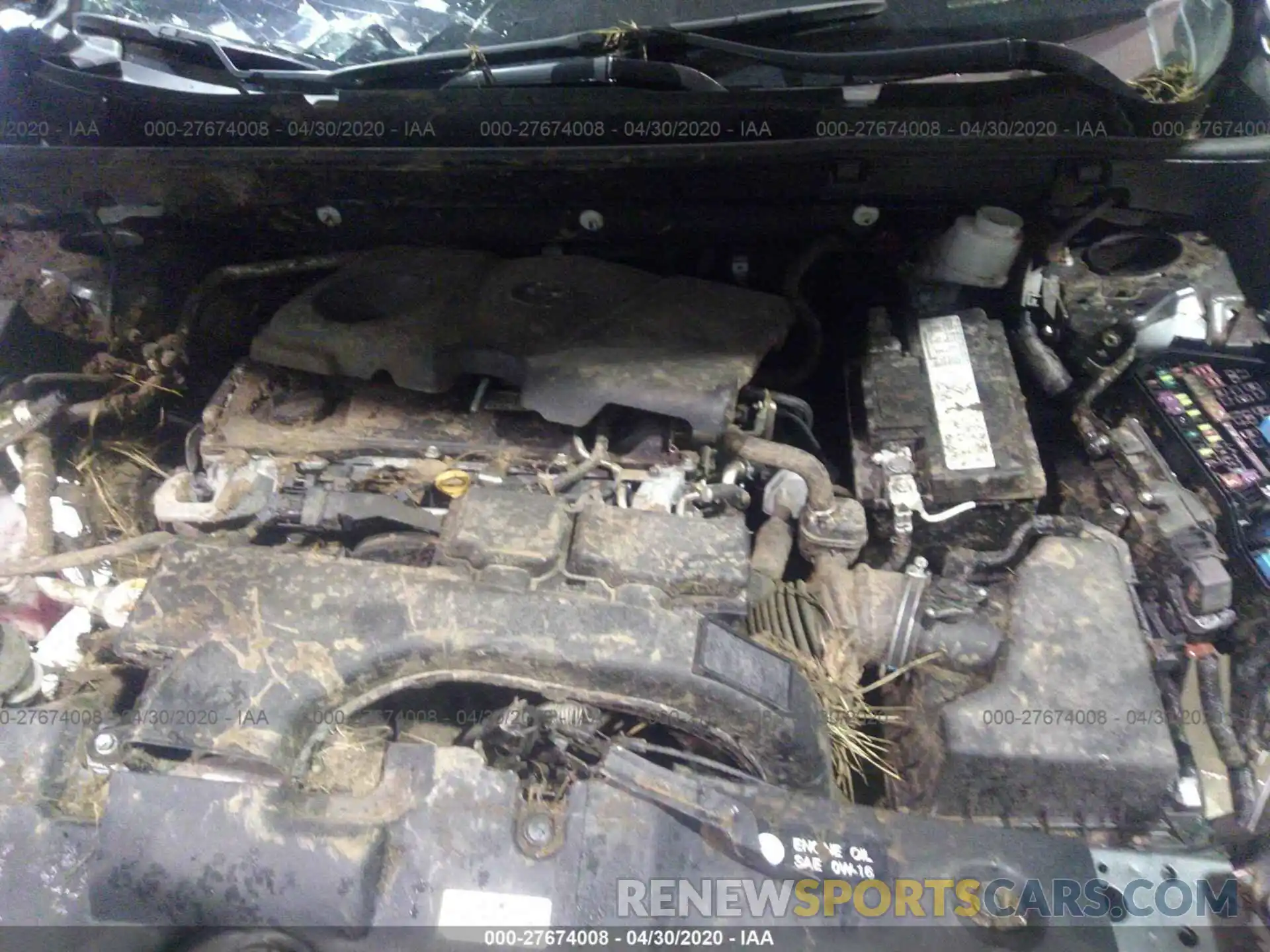 10 Photograph of a damaged car 2T3P1RFV8KC016093 TOYOTA RAV4 2019