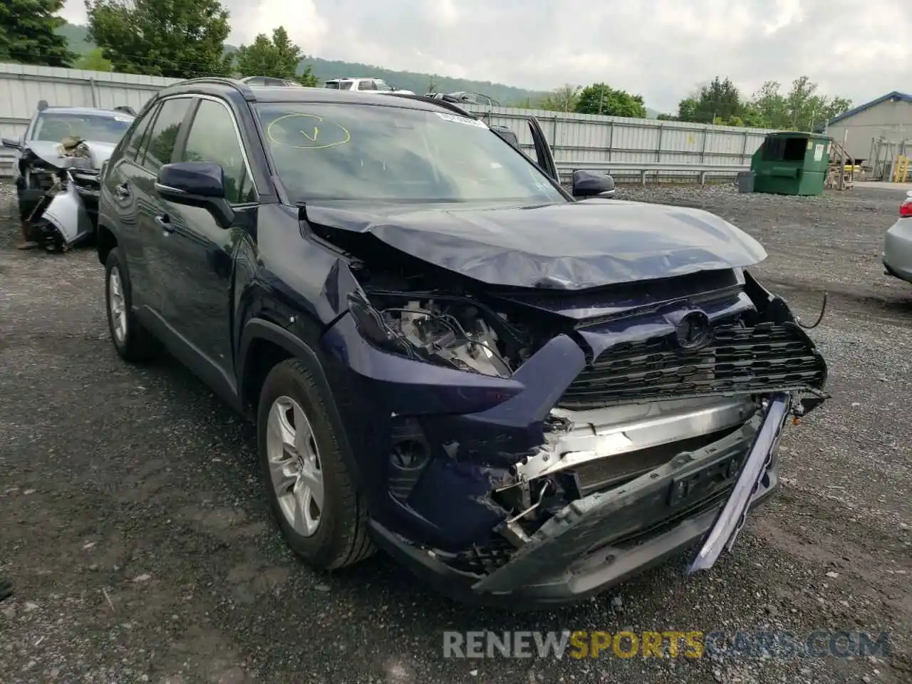 1 Photograph of a damaged car 2T3P1RFV8KC019513 TOYOTA RAV4 2019