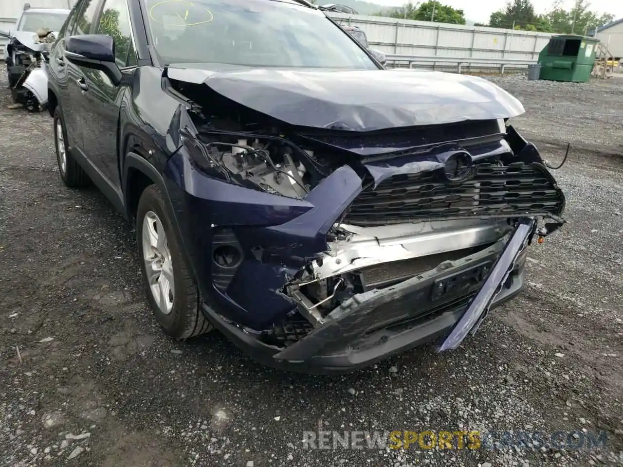 9 Photograph of a damaged car 2T3P1RFV8KC019513 TOYOTA RAV4 2019