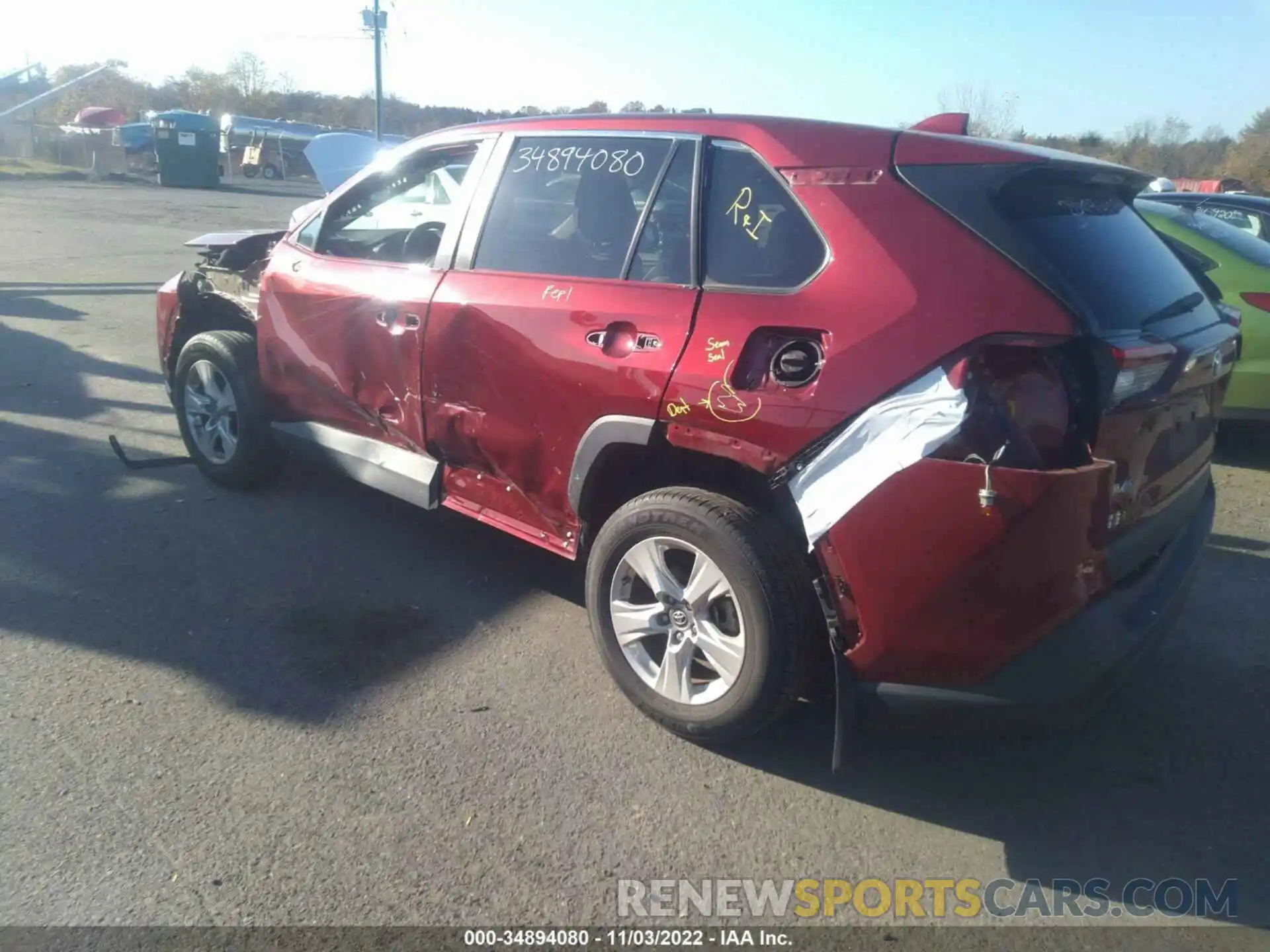 3 Photograph of a damaged car 2T3P1RFV8KC036859 TOYOTA RAV4 2019