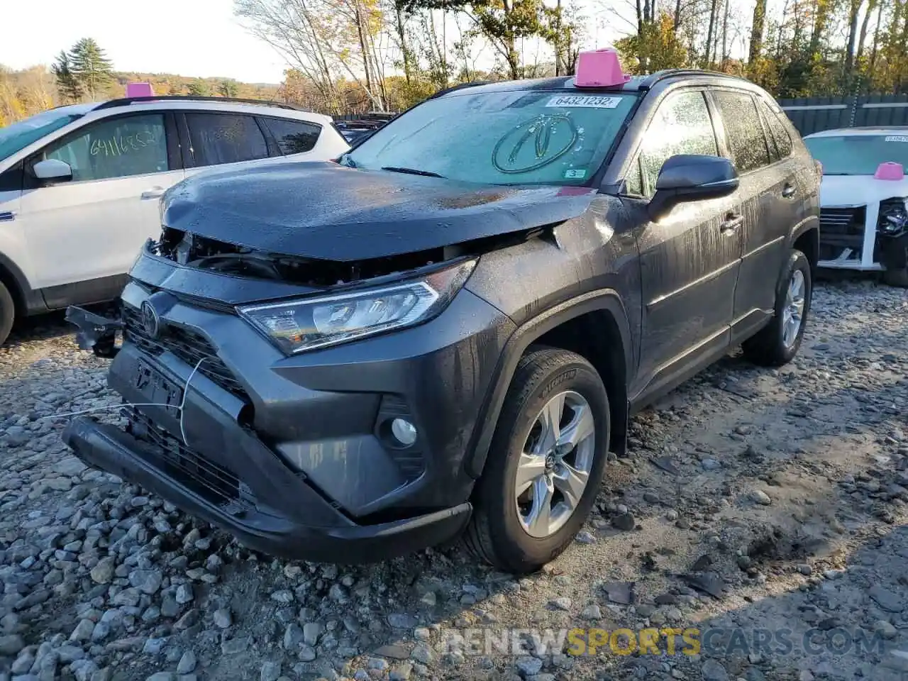 2 Photograph of a damaged car 2T3P1RFV8KC048655 TOYOTA RAV4 2019