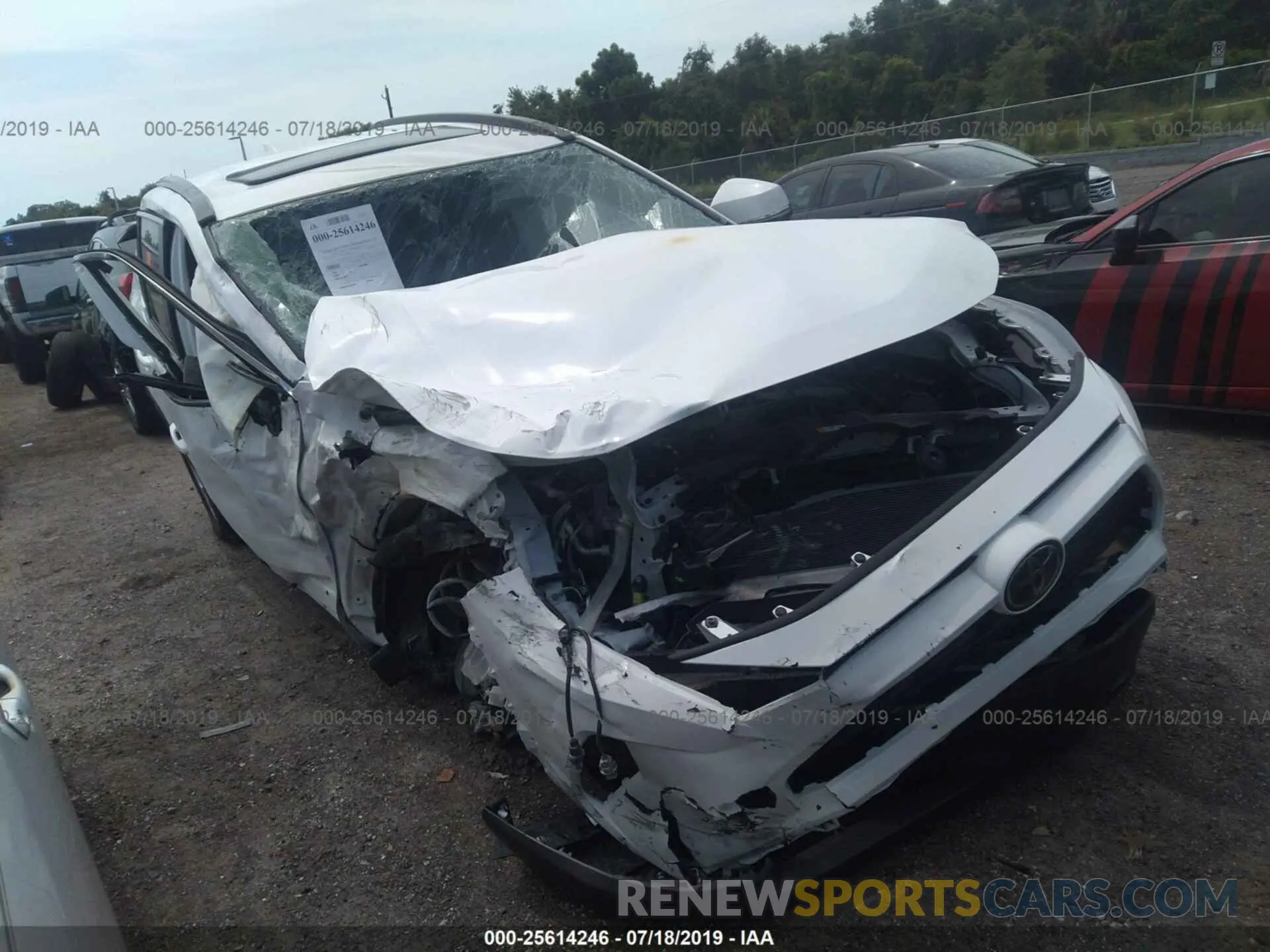1 Photograph of a damaged car 2T3P1RFV8KW006811 TOYOTA RAV4 2019