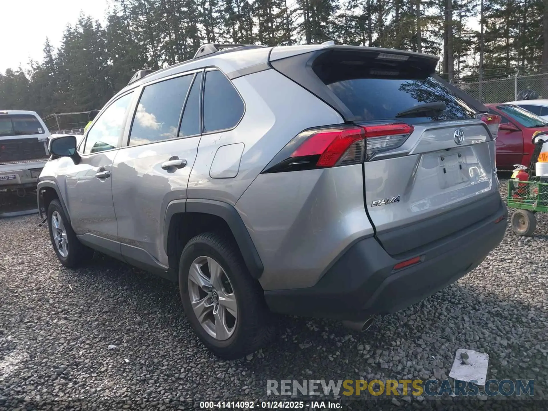 3 Photograph of a damaged car 2T3P1RFV9KC007886 TOYOTA RAV4 2019