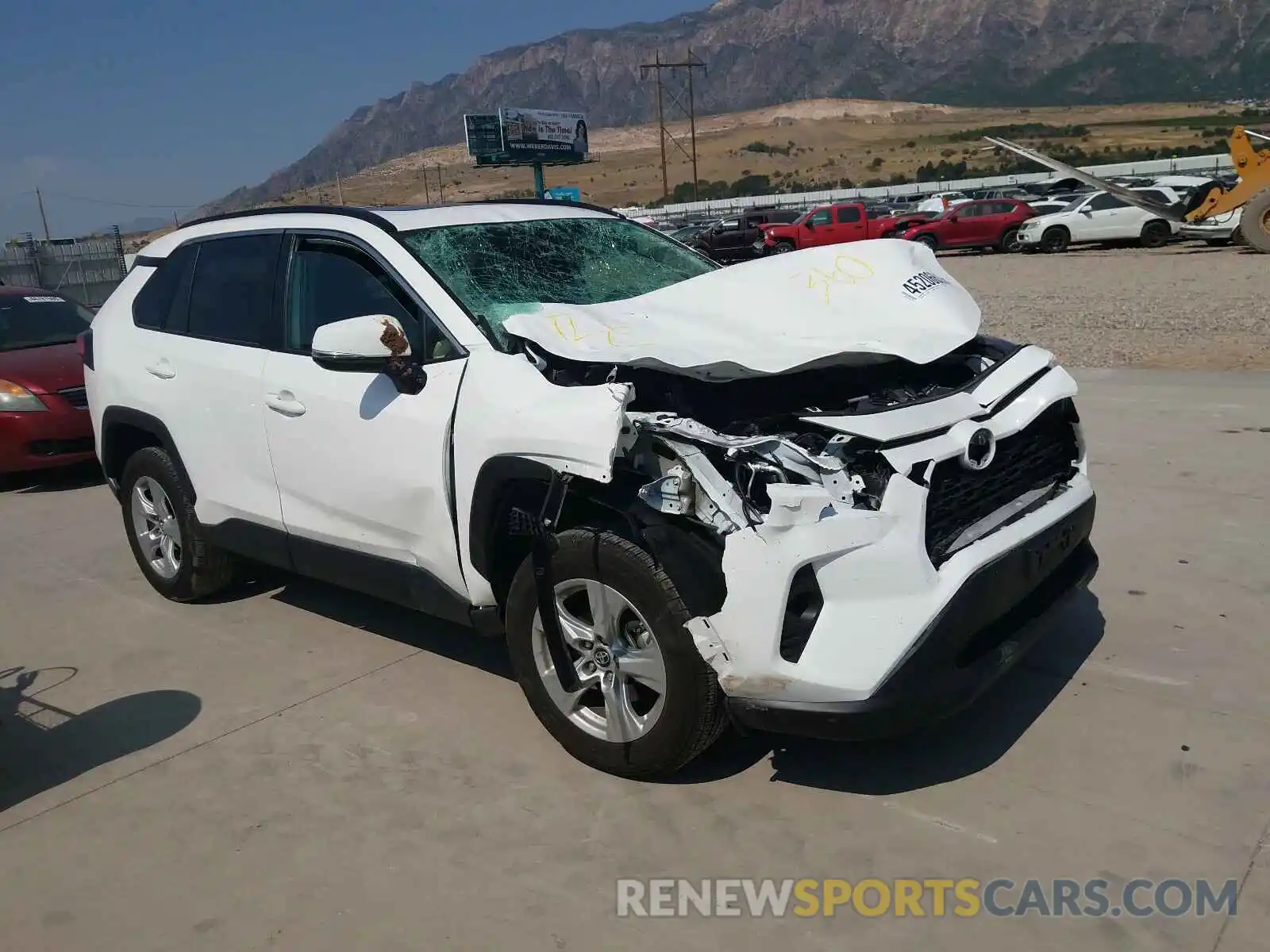 1 Photograph of a damaged car 2T3P1RFV9KC008407 TOYOTA RAV4 2019