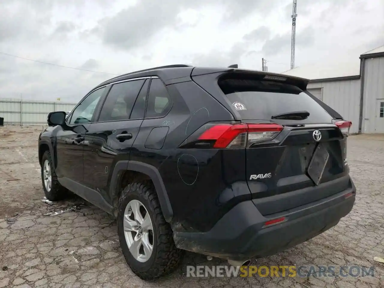 3 Photograph of a damaged car 2T3P1RFV9KC011579 TOYOTA RAV4 2019