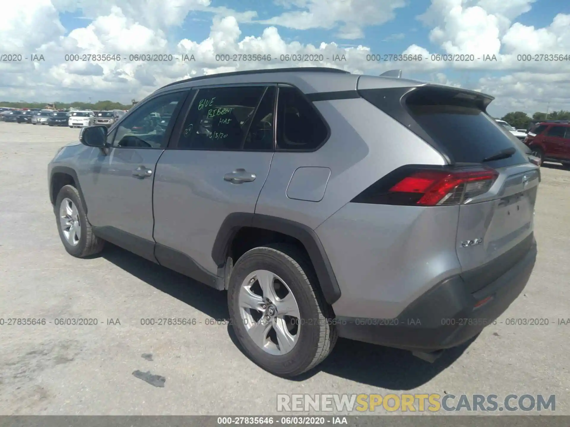 3 Photograph of a damaged car 2T3P1RFV9KC017821 TOYOTA RAV4 2019