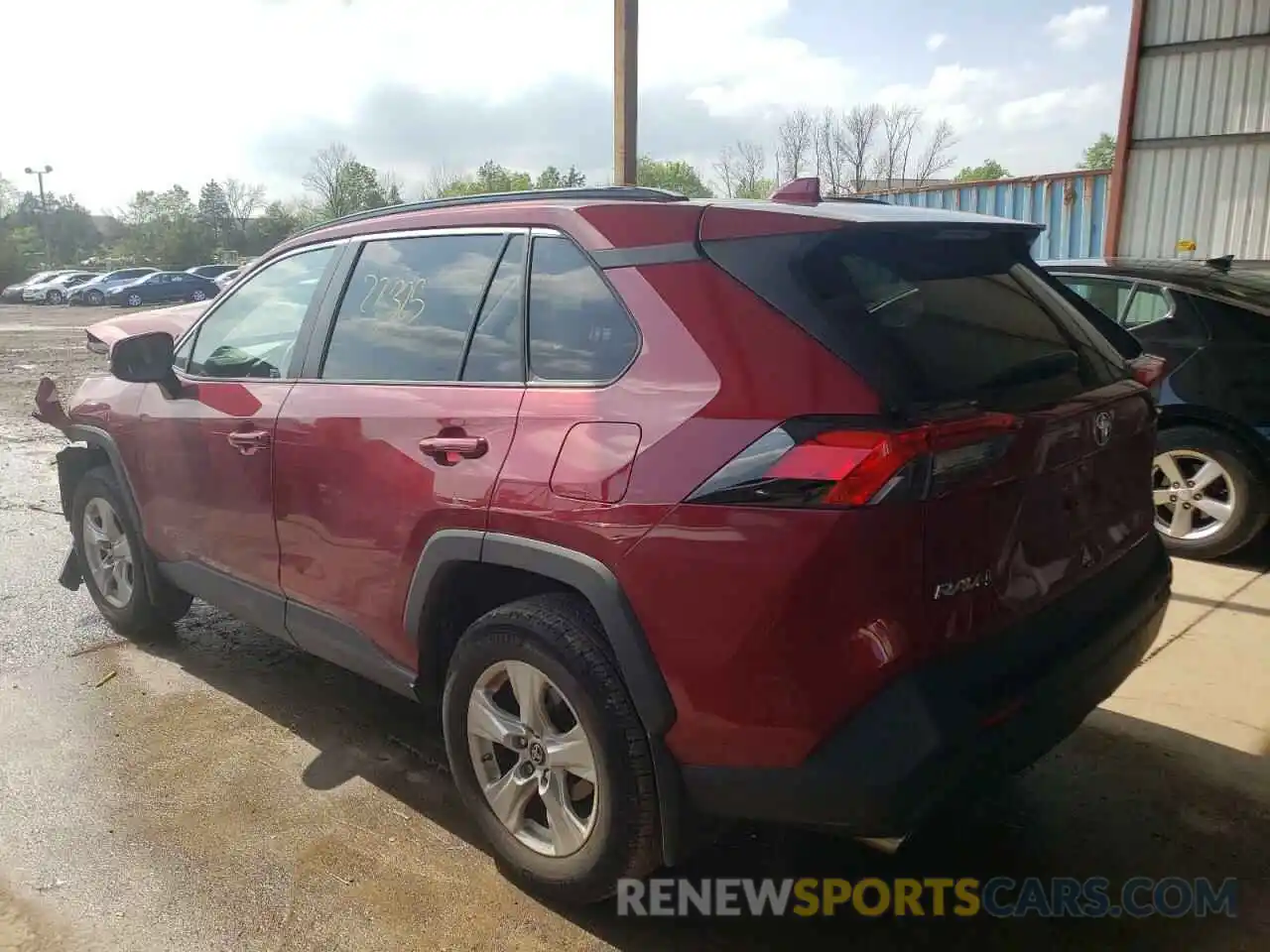 3 Photograph of a damaged car 2T3P1RFV9KC042699 TOYOTA RAV4 2019