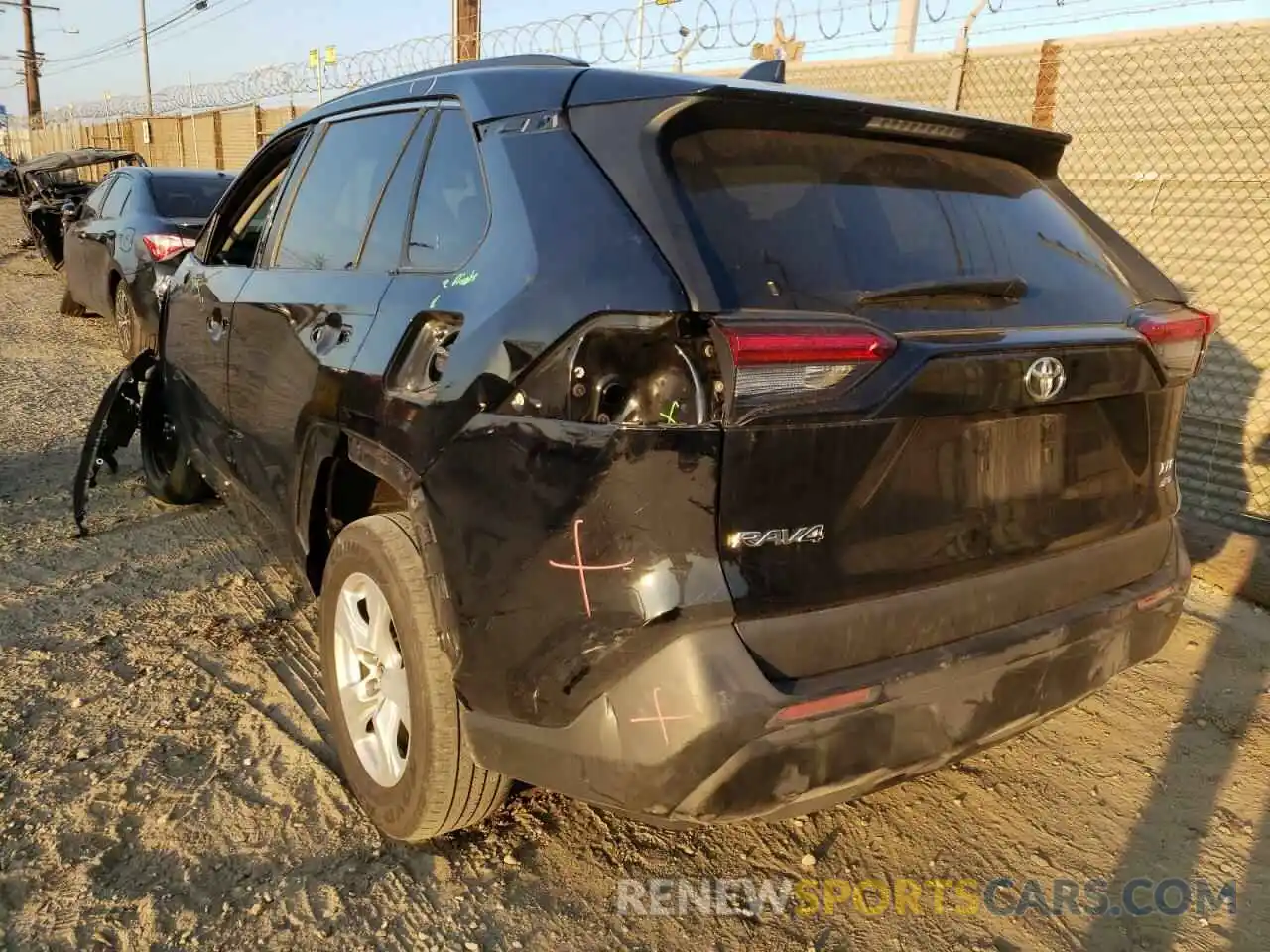 3 Photograph of a damaged car 2T3P1RFV9KW016134 TOYOTA RAV4 2019