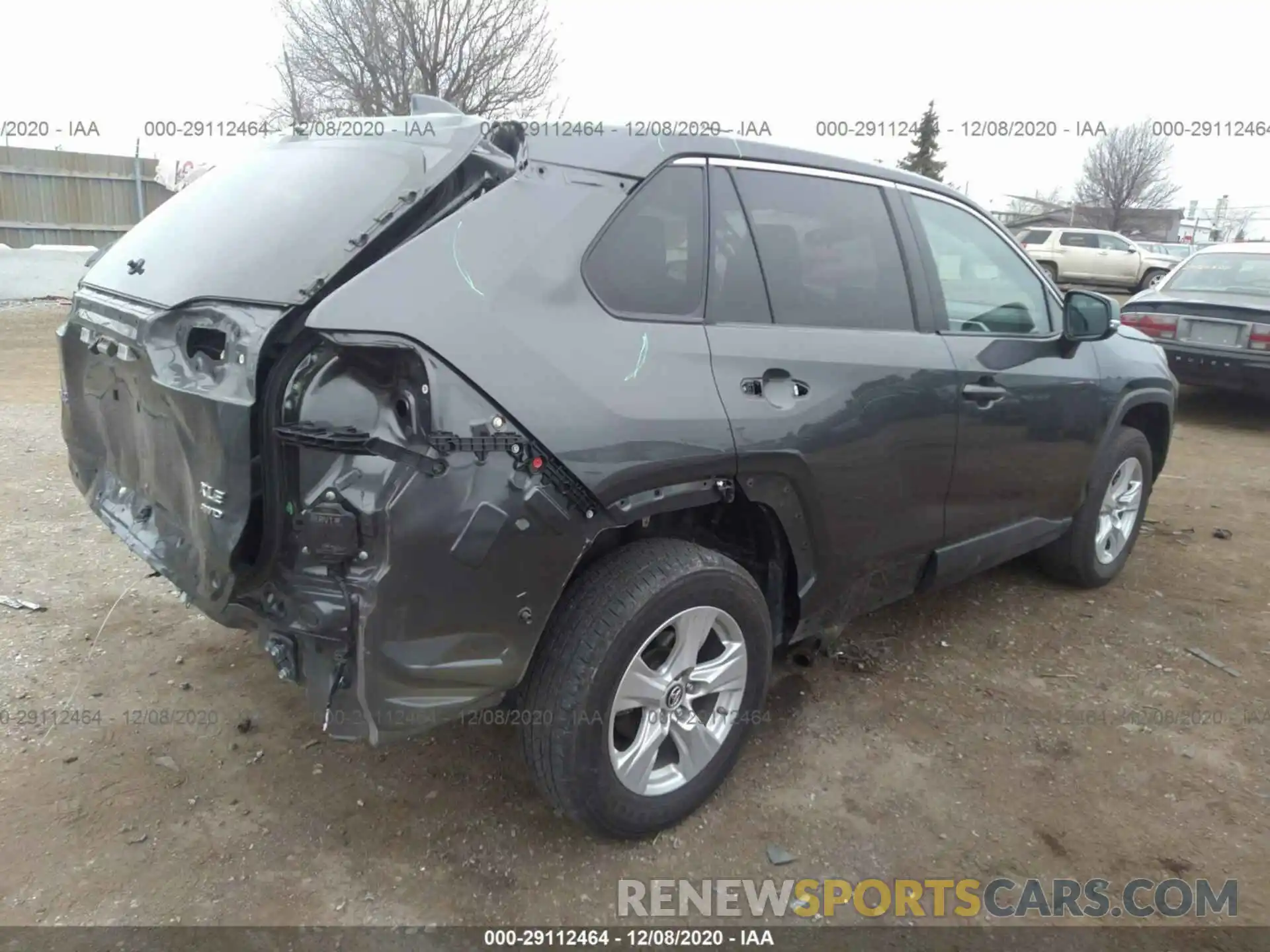 4 Photograph of a damaged car 2T3P1RFVXKC015480 TOYOTA RAV4 2019