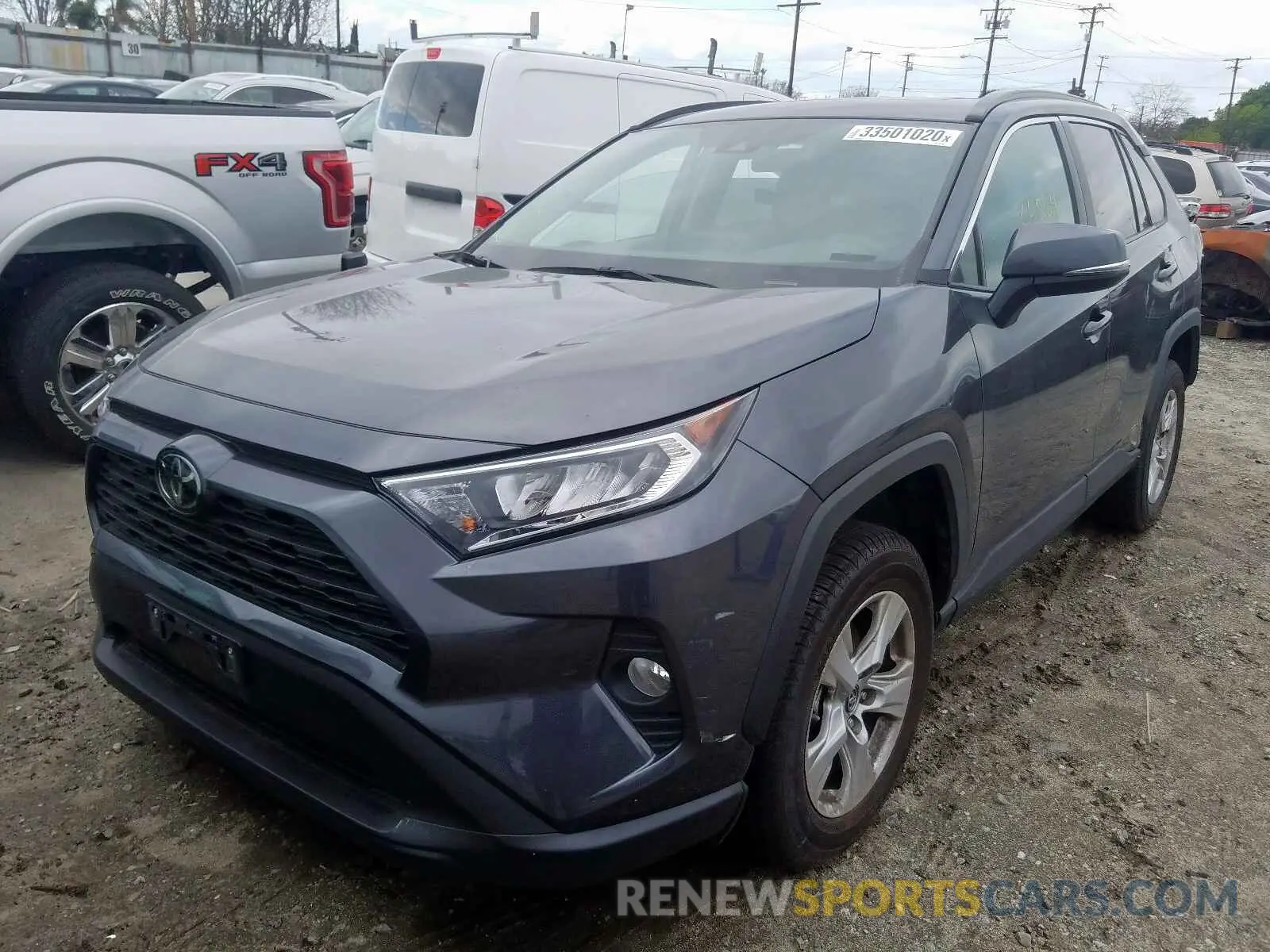 2 Photograph of a damaged car 2T3P1RFVXKC015916 TOYOTA RAV4 2019