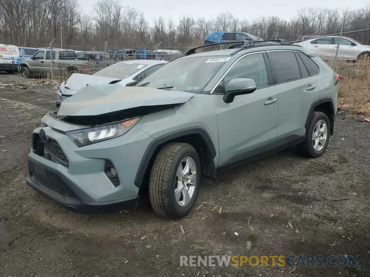 1 Photograph of a damaged car 2T3P1RFVXKC040346 TOYOTA RAV4 2019