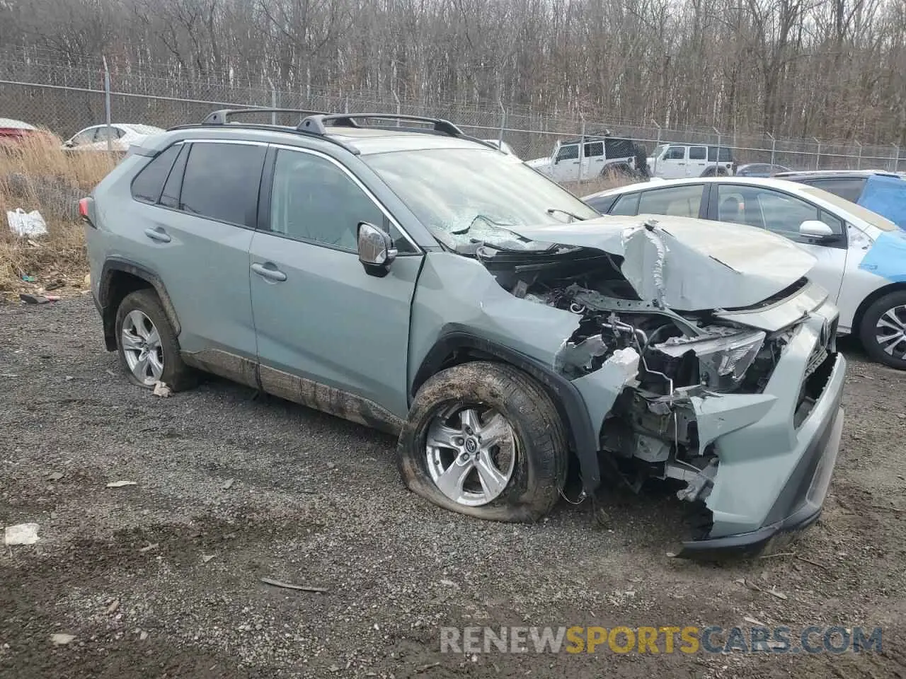 4 Photograph of a damaged car 2T3P1RFVXKC040346 TOYOTA RAV4 2019