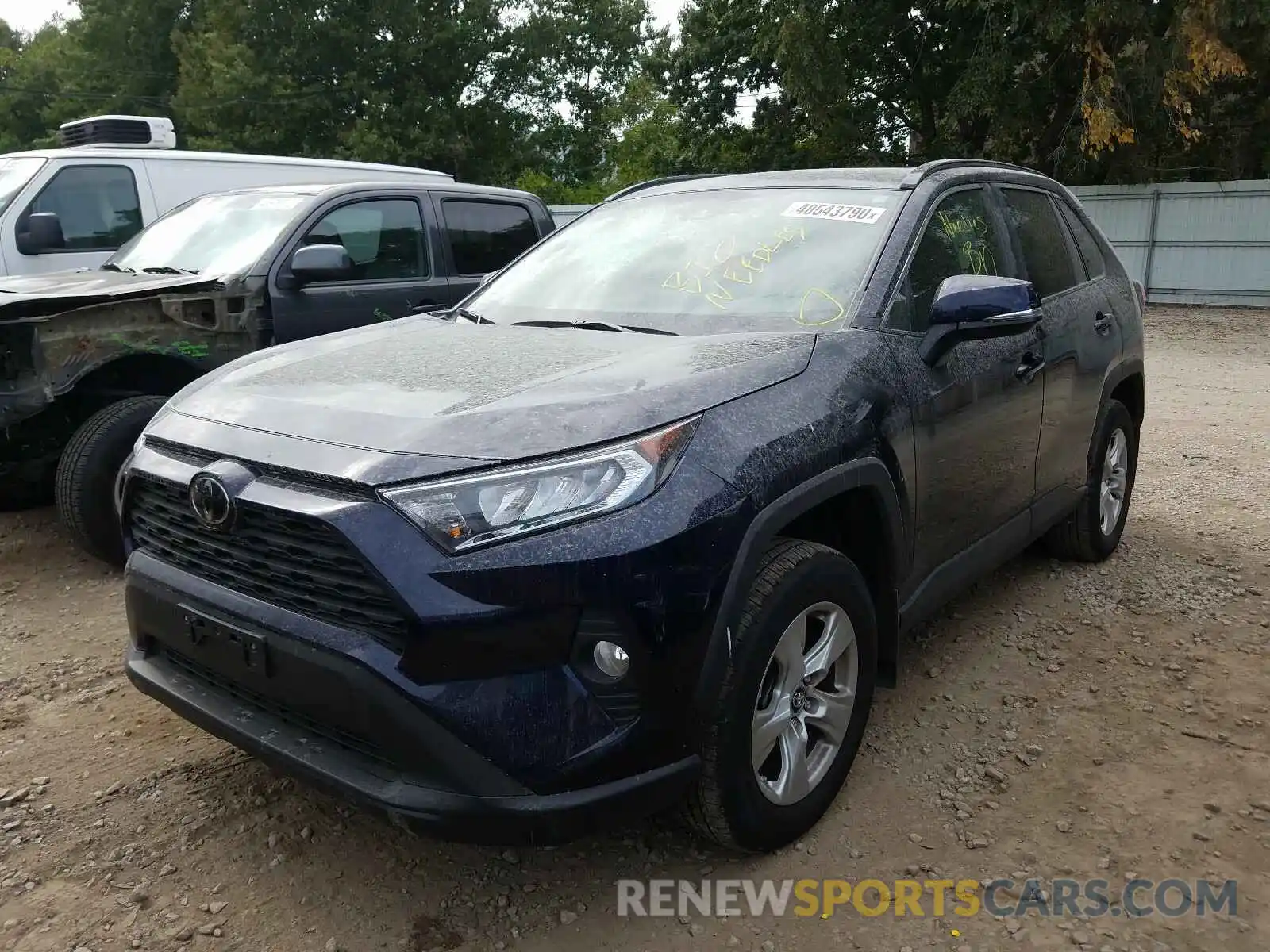 2 Photograph of a damaged car 2T3P1RFVXKC042971 TOYOTA RAV4 2019