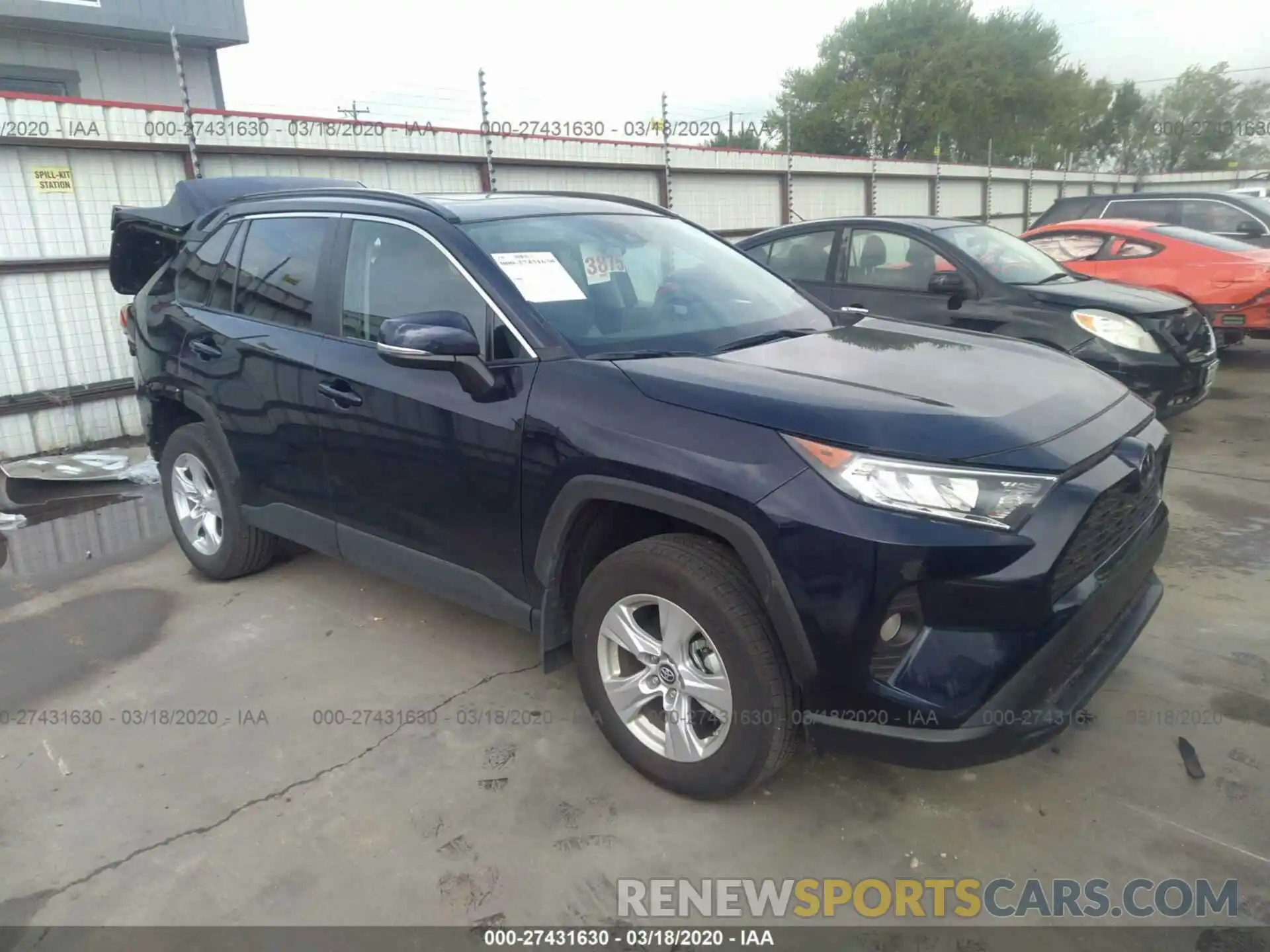 1 Photograph of a damaged car 2T3P1RFVXKC055915 TOYOTA RAV4 2019