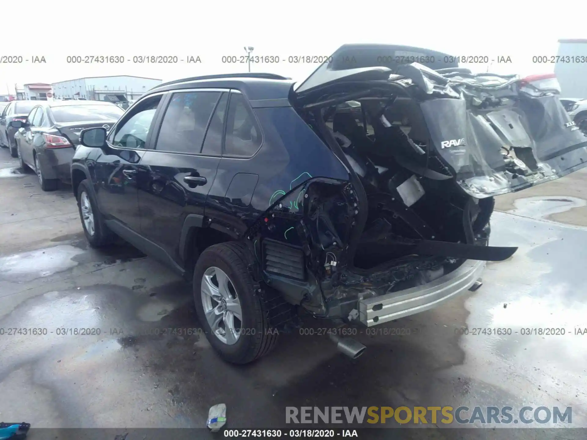 3 Photograph of a damaged car 2T3P1RFVXKC055915 TOYOTA RAV4 2019