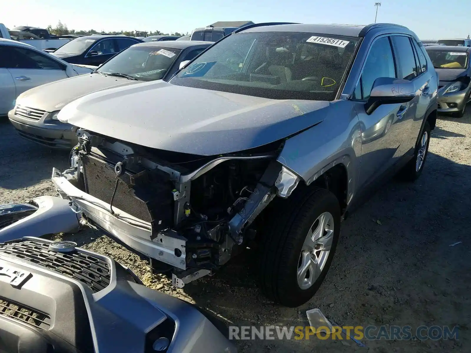 2 Photograph of a damaged car 2T3P1RFVXKW027028 TOYOTA RAV4 2019