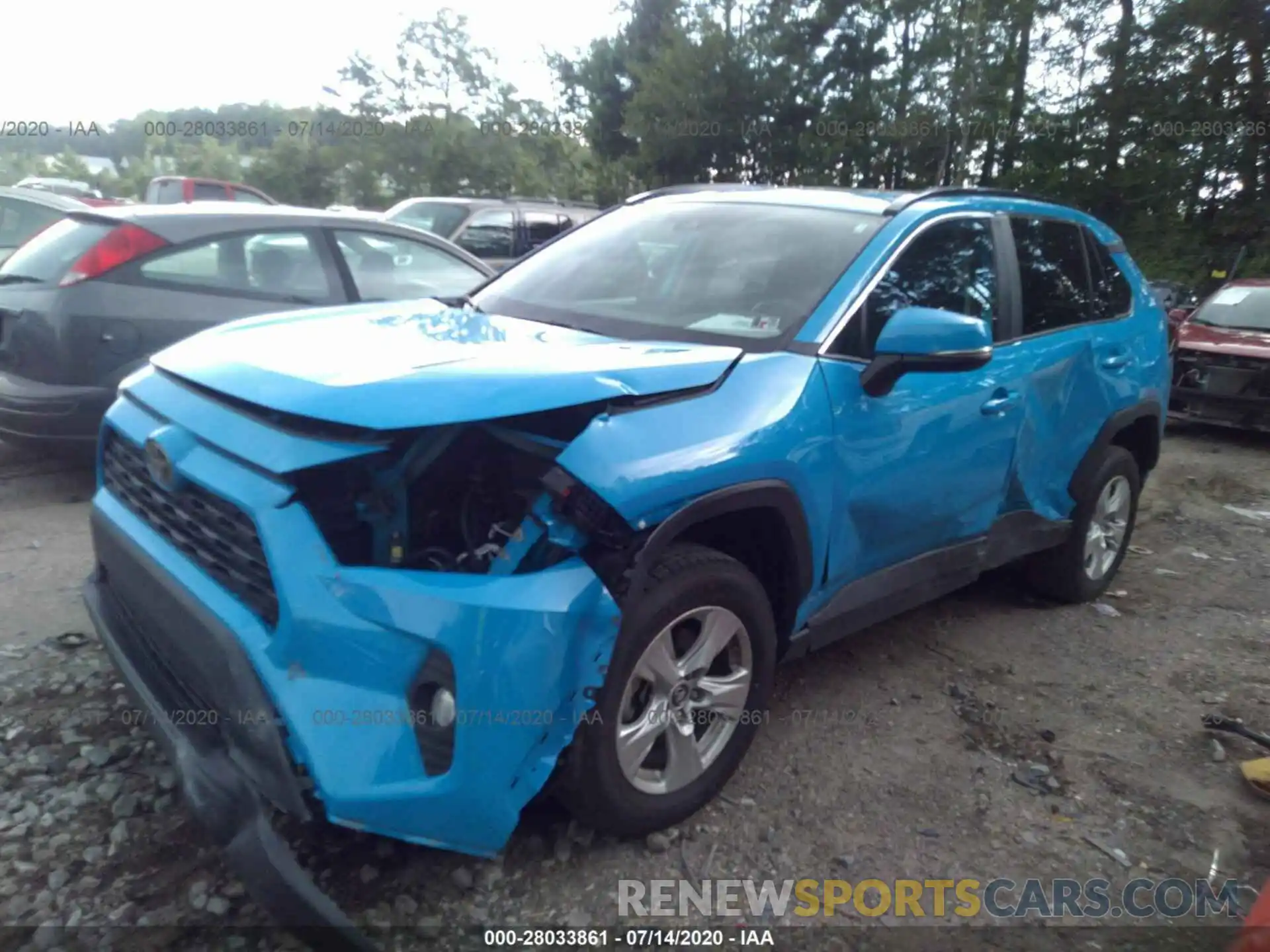 2 Photograph of a damaged car 2T3P1RFVXKW061308 TOYOTA RAV4 2019