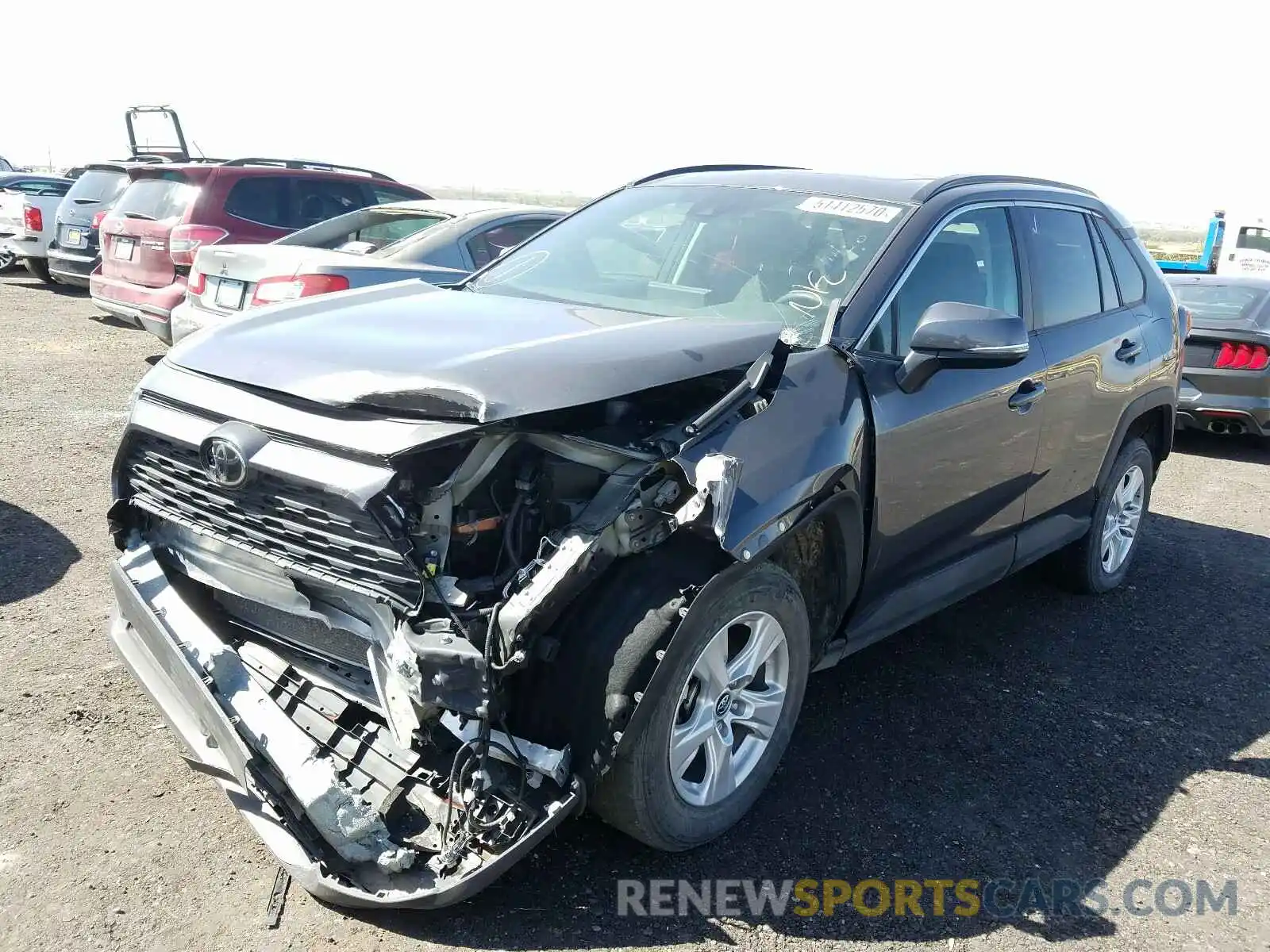 2 Photograph of a damaged car 2T3P1RFVXKW063639 TOYOTA RAV4 2019