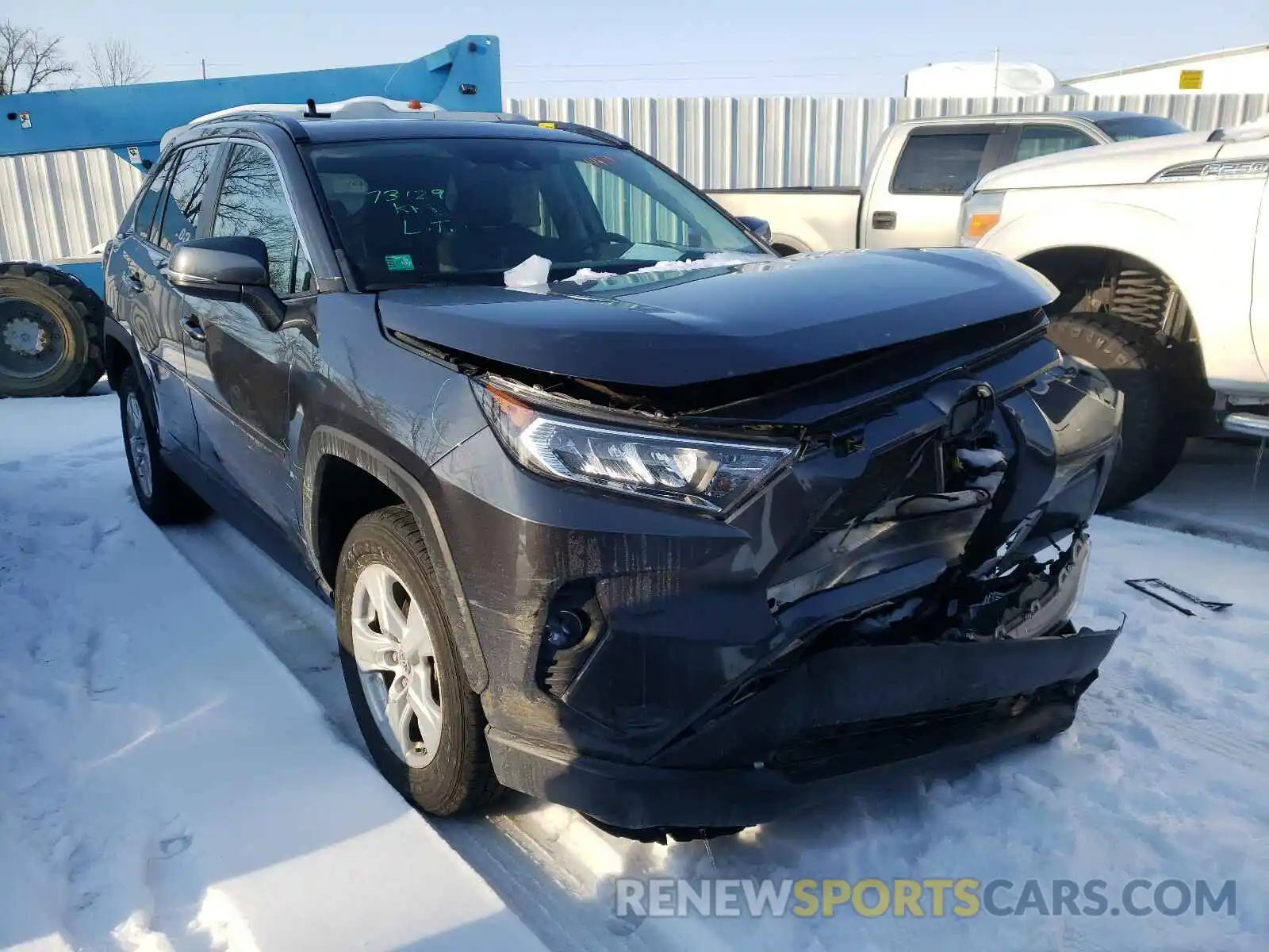 1 Photograph of a damaged car 2T3P1RFVXKW066069 TOYOTA RAV4 2019