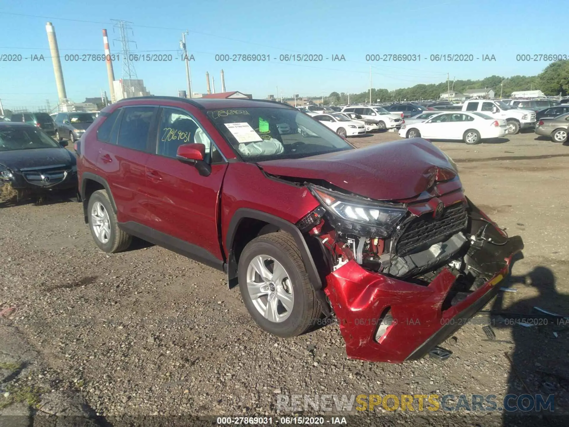 1 Photograph of a damaged car 2T3P1RFVXKW072857 TOYOTA RAV4 2019