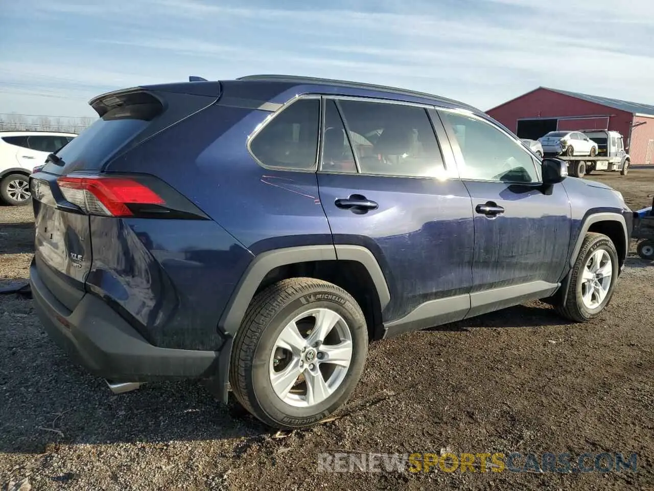 3 Photograph of a damaged car 2T3R1RFV0KW068860 TOYOTA RAV4 2019