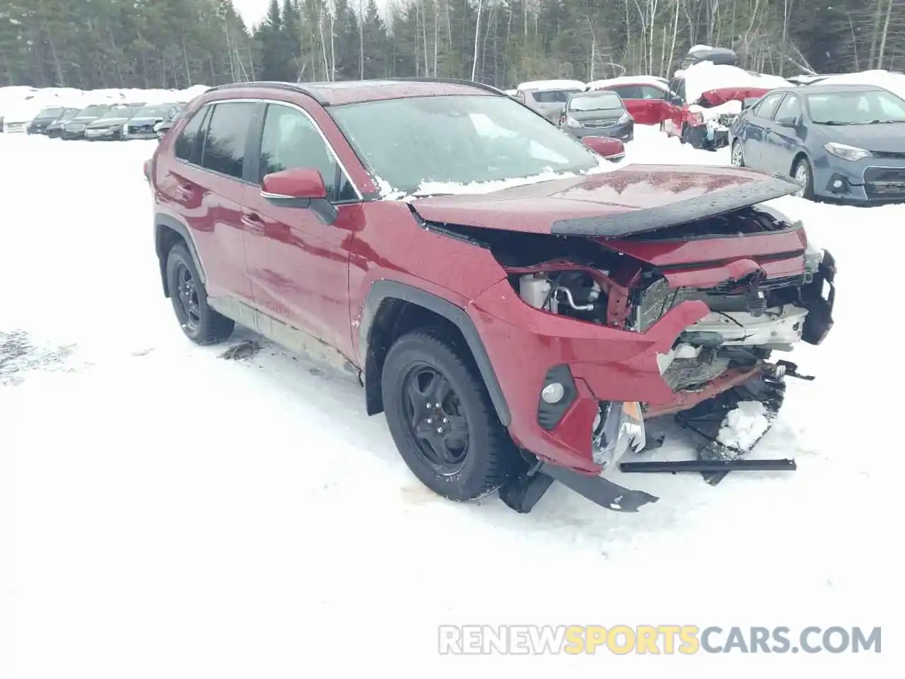 1 Photograph of a damaged car 2T3R1RFV4KW059501 TOYOTA RAV4 2019