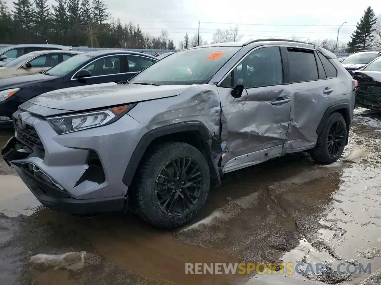 1 Photograph of a damaged car 2T3R1RFVXKC047595 TOYOTA RAV4 2019