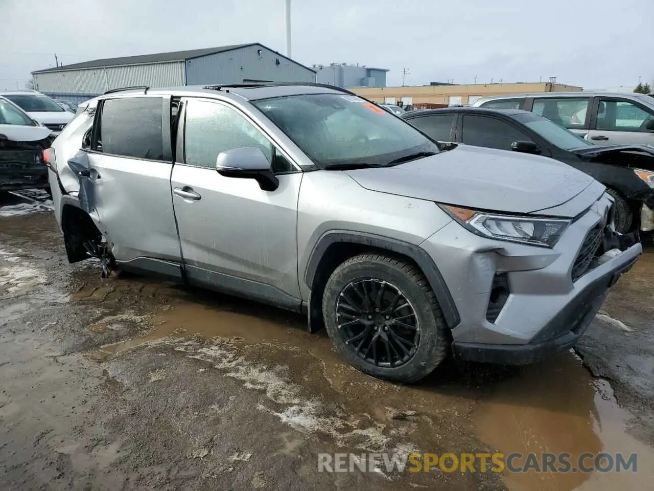 4 Photograph of a damaged car 2T3R1RFVXKC047595 TOYOTA RAV4 2019