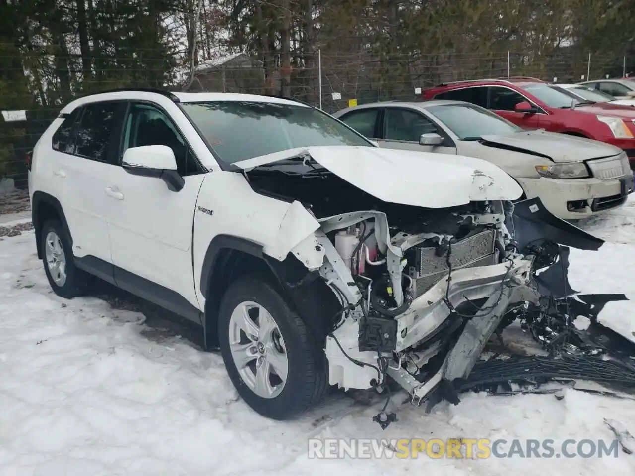 1 Photograph of a damaged car 2T3RWRFV0KW039473 TOYOTA RAV4 2019