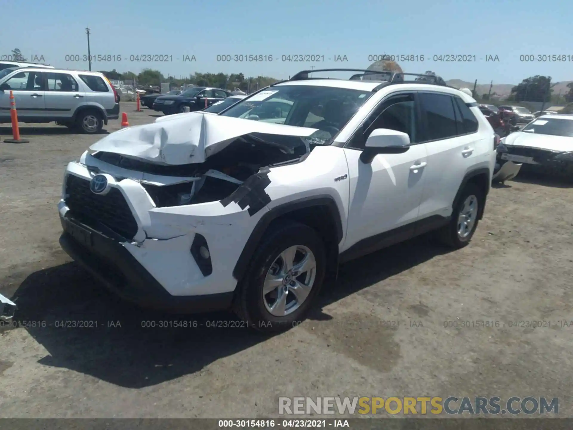 2 Photograph of a damaged car 2T3RWRFV1KW013996 TOYOTA RAV4 2019