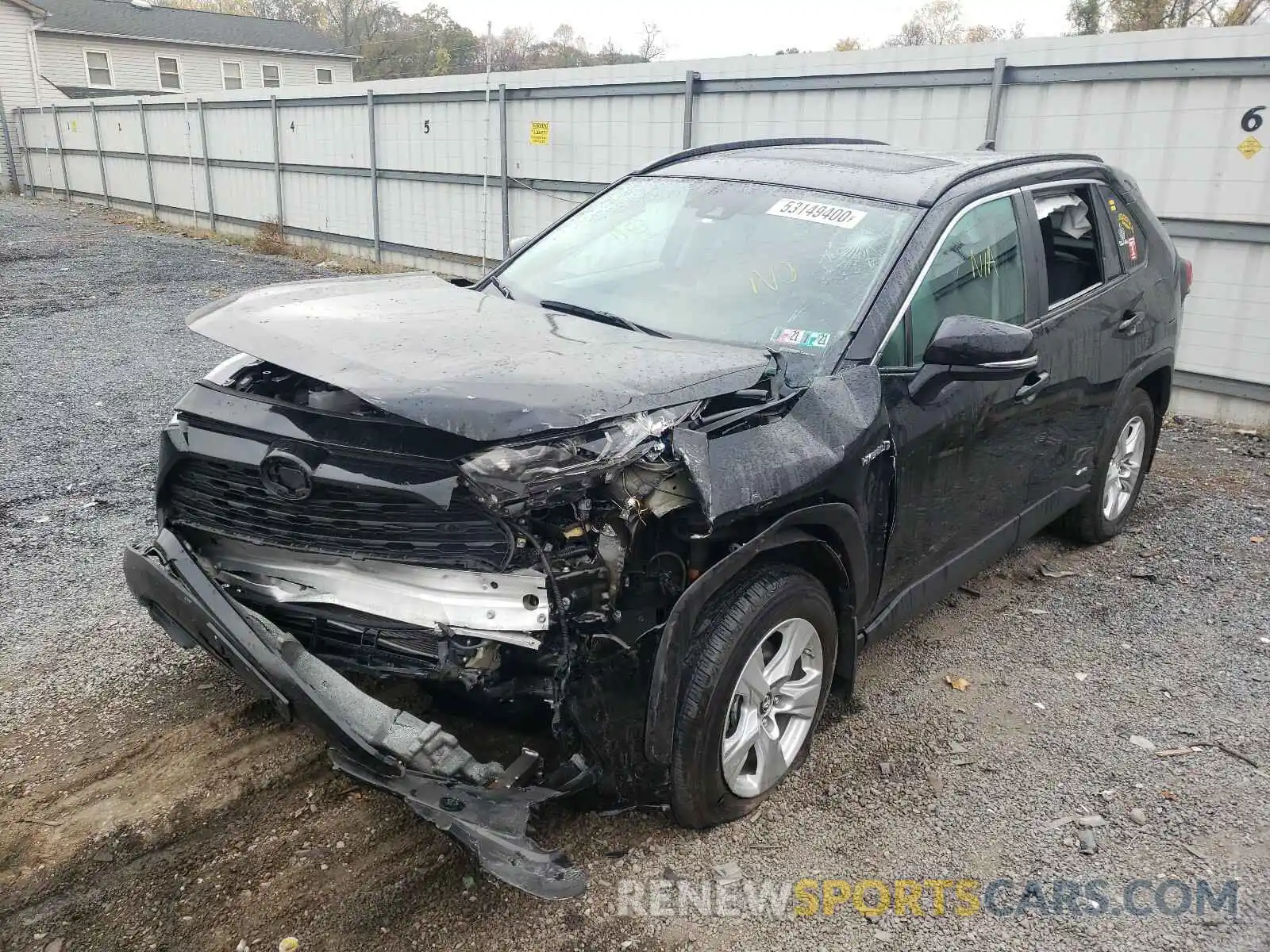 2 Photograph of a damaged car 2T3RWRFV1KW016025 TOYOTA RAV4 2019