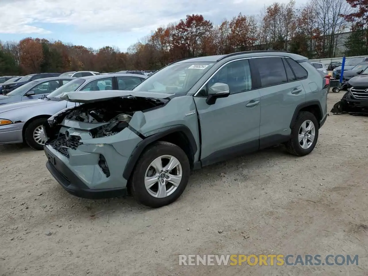 1 Photograph of a damaged car 2T3RWRFV1KW021337 TOYOTA RAV4 2019