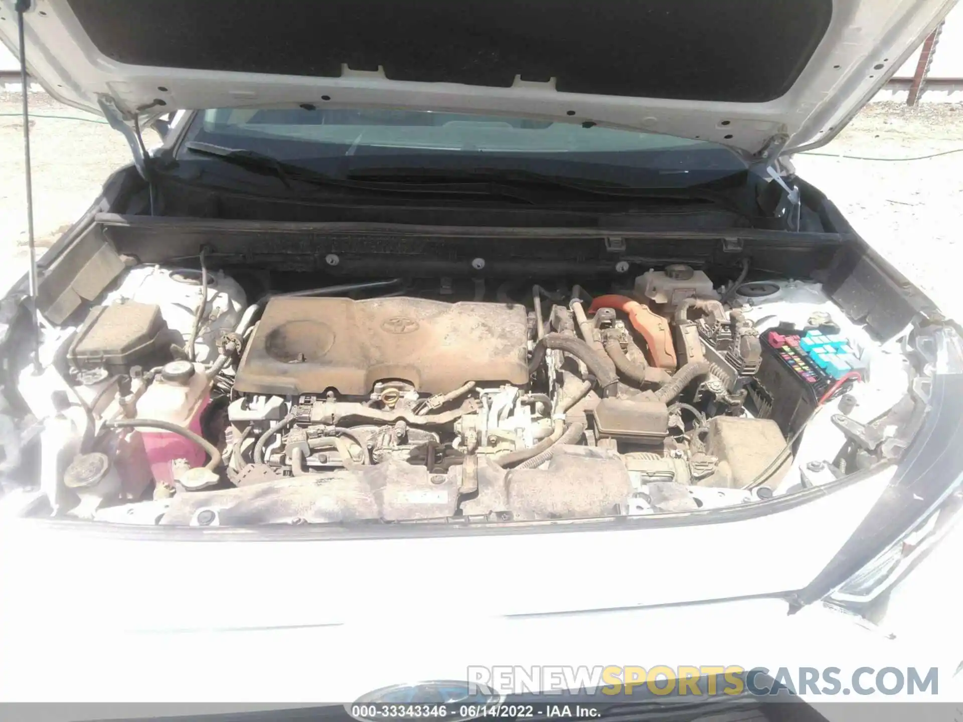 10 Photograph of a damaged car 2T3RWRFV2KW029754 TOYOTA RAV4 2019