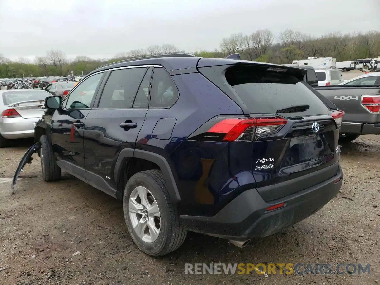 3 Photograph of a damaged car 2T3RWRFV2KW040897 TOYOTA RAV4 2019