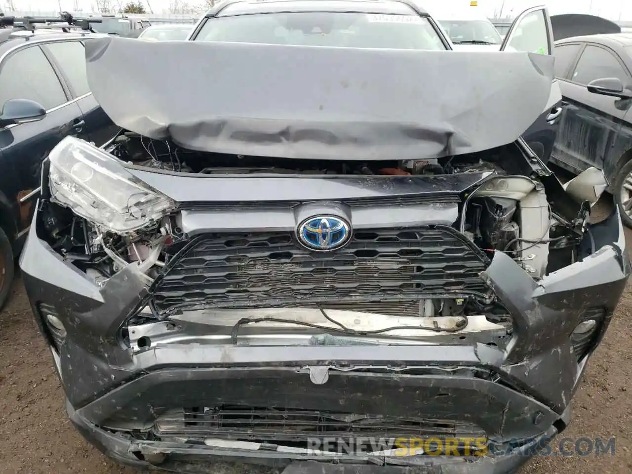 7 Photograph of a damaged car 2T3RWRFV3KW001557 TOYOTA RAV4 2019