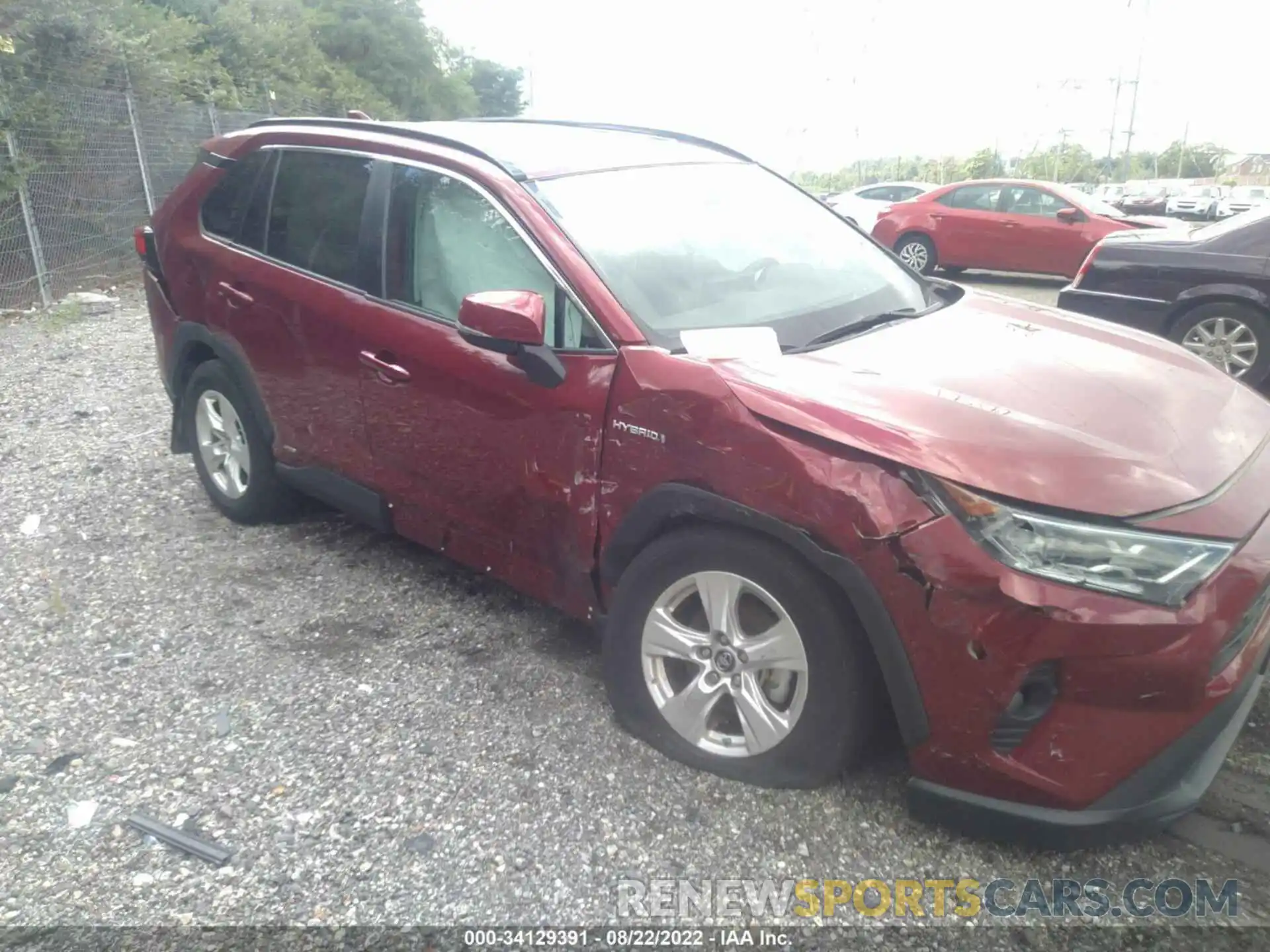 6 Photograph of a damaged car 2T3RWRFV3KW019573 TOYOTA RAV4 2019