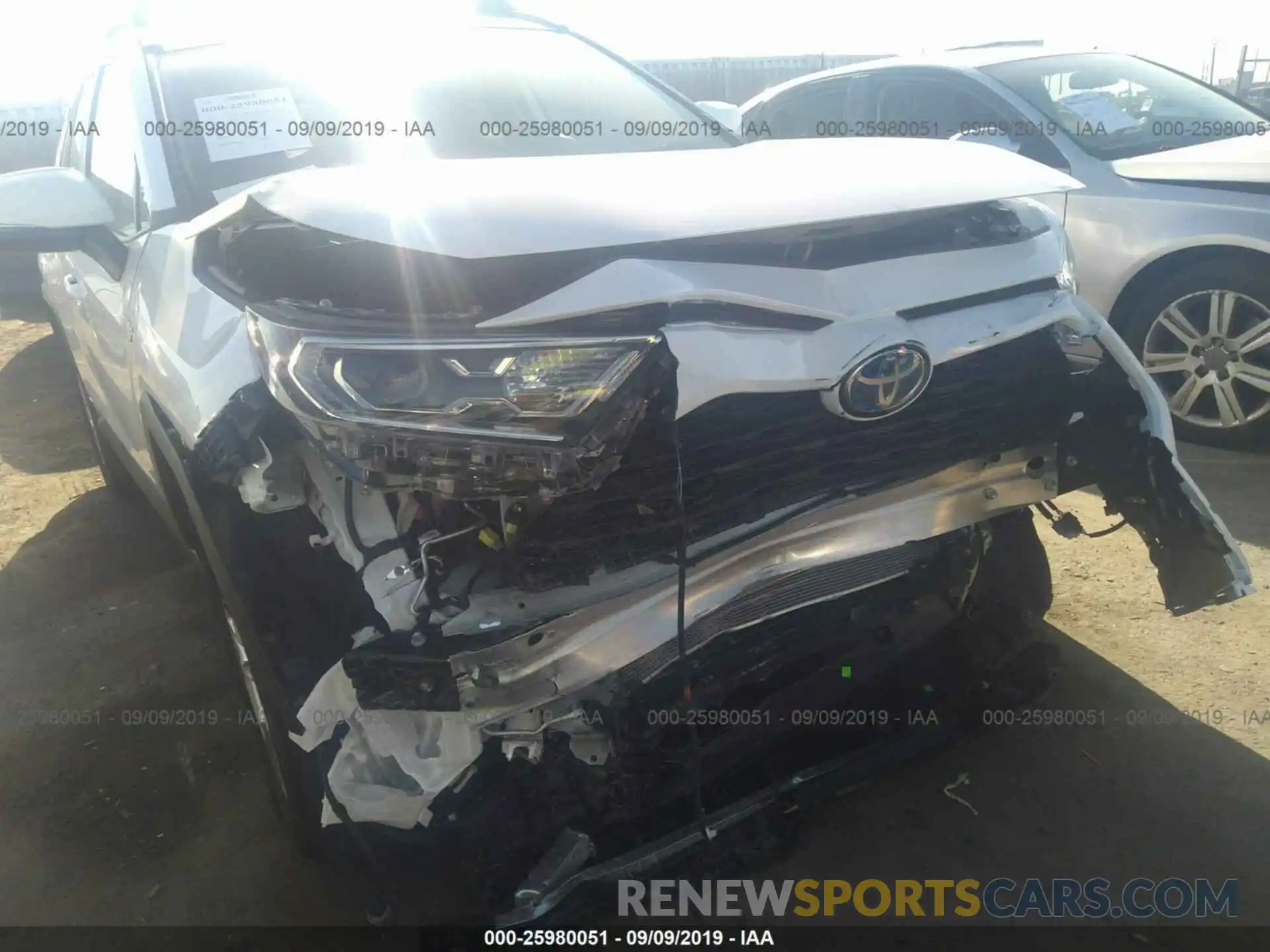 6 Photograph of a damaged car 2T3RWRFV3KW022649 TOYOTA RAV4 2019