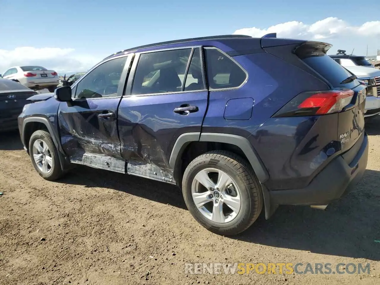 2 Photograph of a damaged car 2T3RWRFV3KW030668 TOYOTA RAV4 2019
