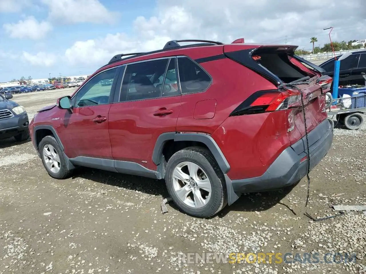 2 Photograph of a damaged car 2T3RWRFV4KW009912 TOYOTA RAV4 2019