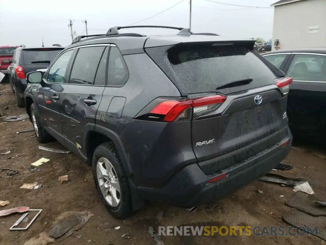 3 Photograph of a damaged car 2T3RWRFV4KW033496 TOYOTA RAV4 2019