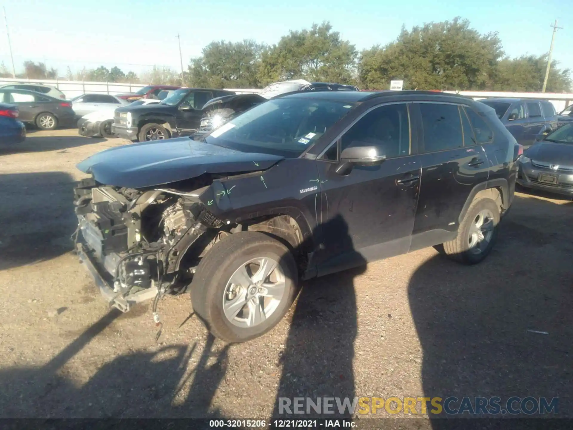 2 Photograph of a damaged car 2T3RWRFV4KW035961 TOYOTA RAV4 2019