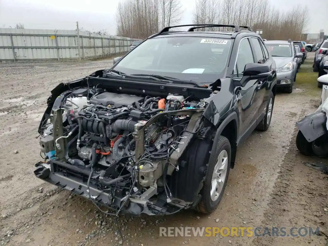 2 Photograph of a damaged car 2T3RWRFV5KW003570 TOYOTA RAV4 2019