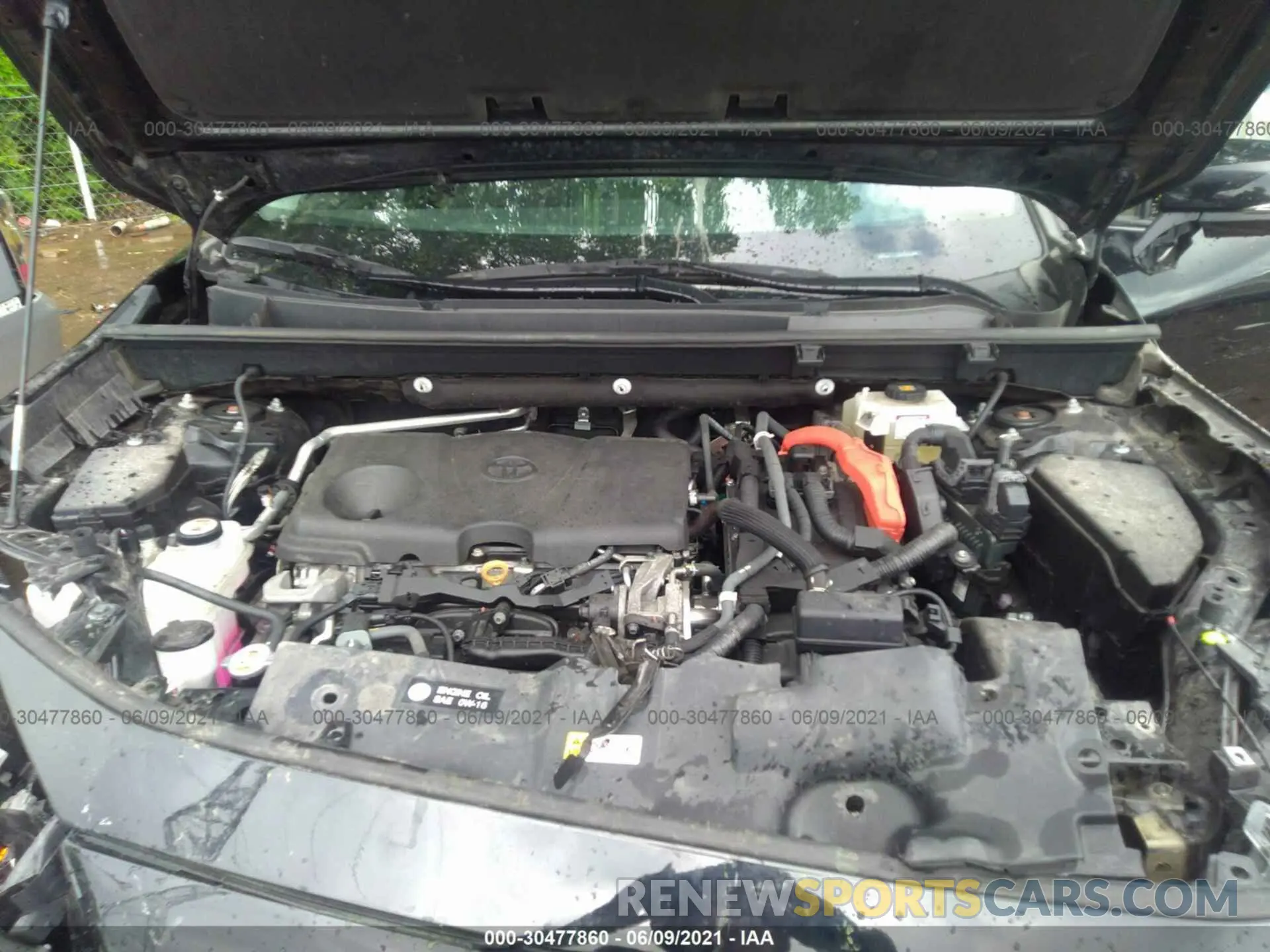 10 Photograph of a damaged car 2T3RWRFV6KW021527 TOYOTA RAV4 2019